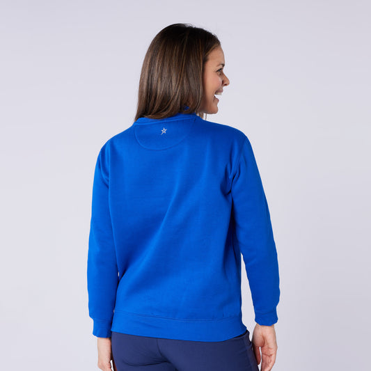 Swing Out Sister Ladies Brushed-Backed Embossed Golf Sweatshirt