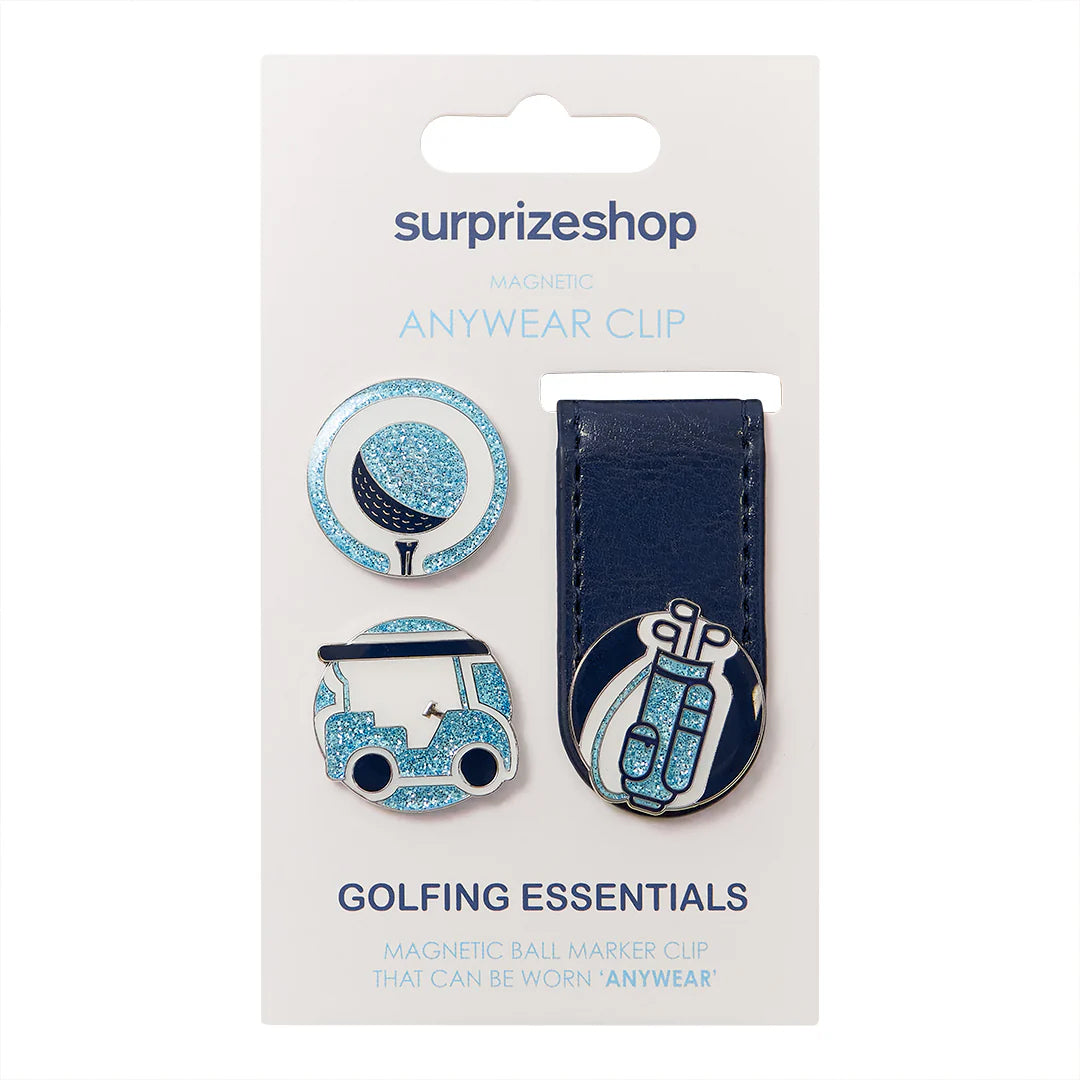 Surprizeshop Golfing Essentials Magnetic Clip Golf Ball Marker Anywear Set