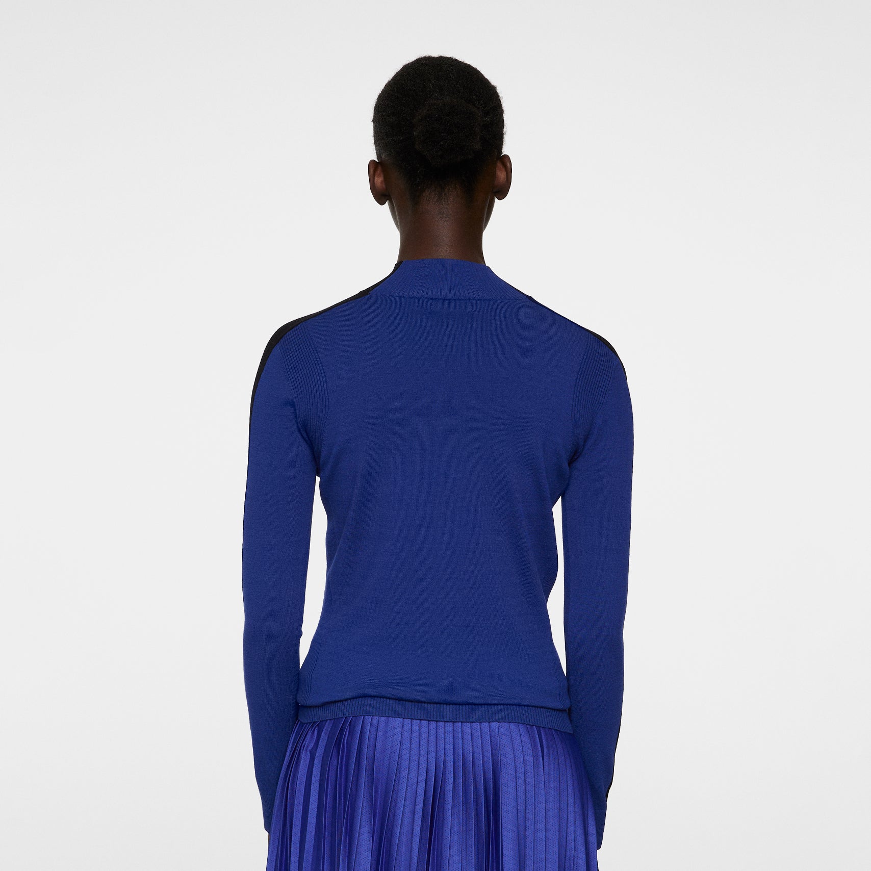 J.Lindeberg Ladies Knitted Sweater with Ribbed Detailing