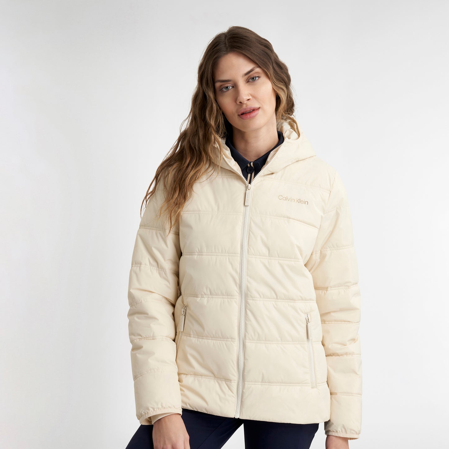 Calvin Klein Ladies Quilted Jacket with Hood