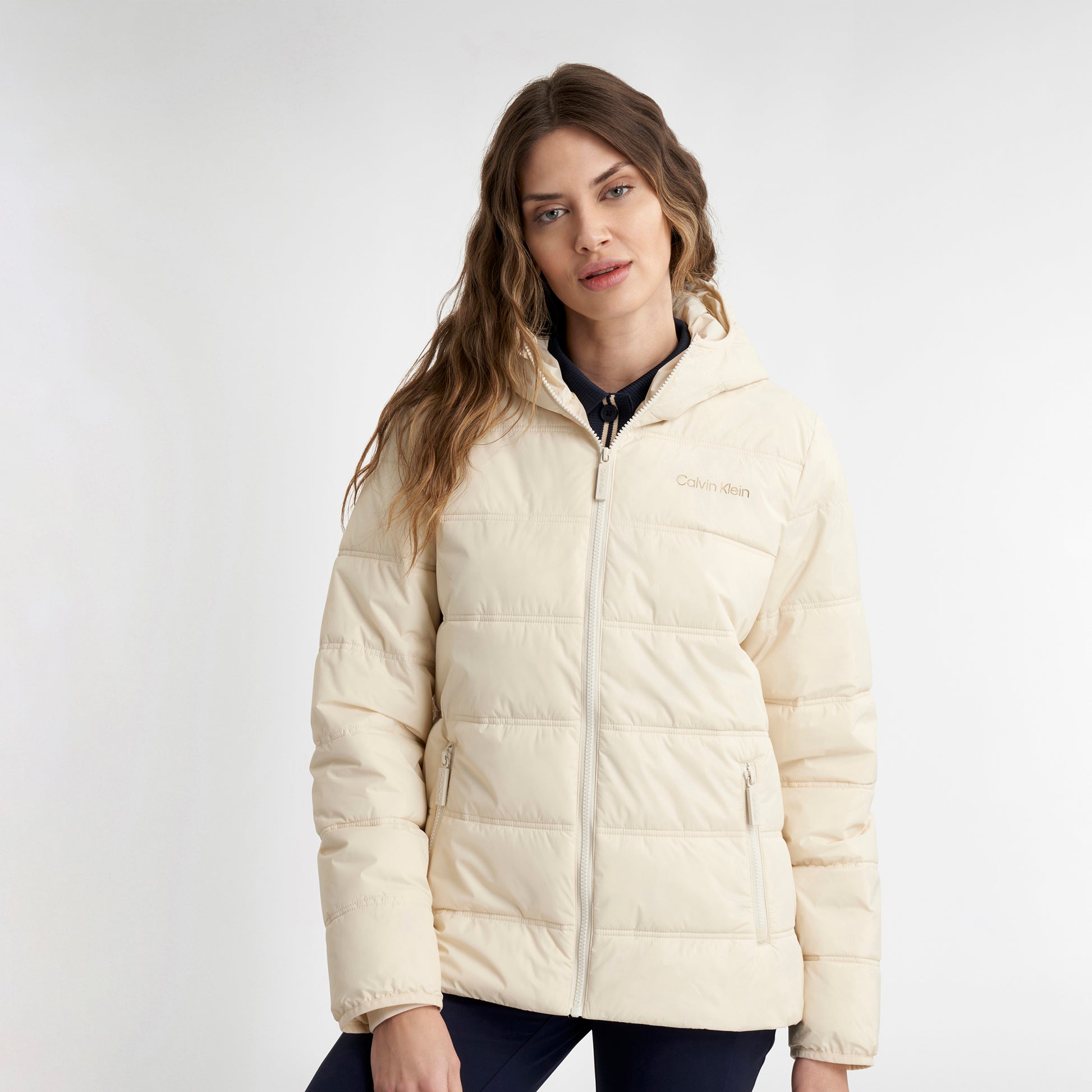 Calvin Klein Ladies Quilted Jacket with Hood