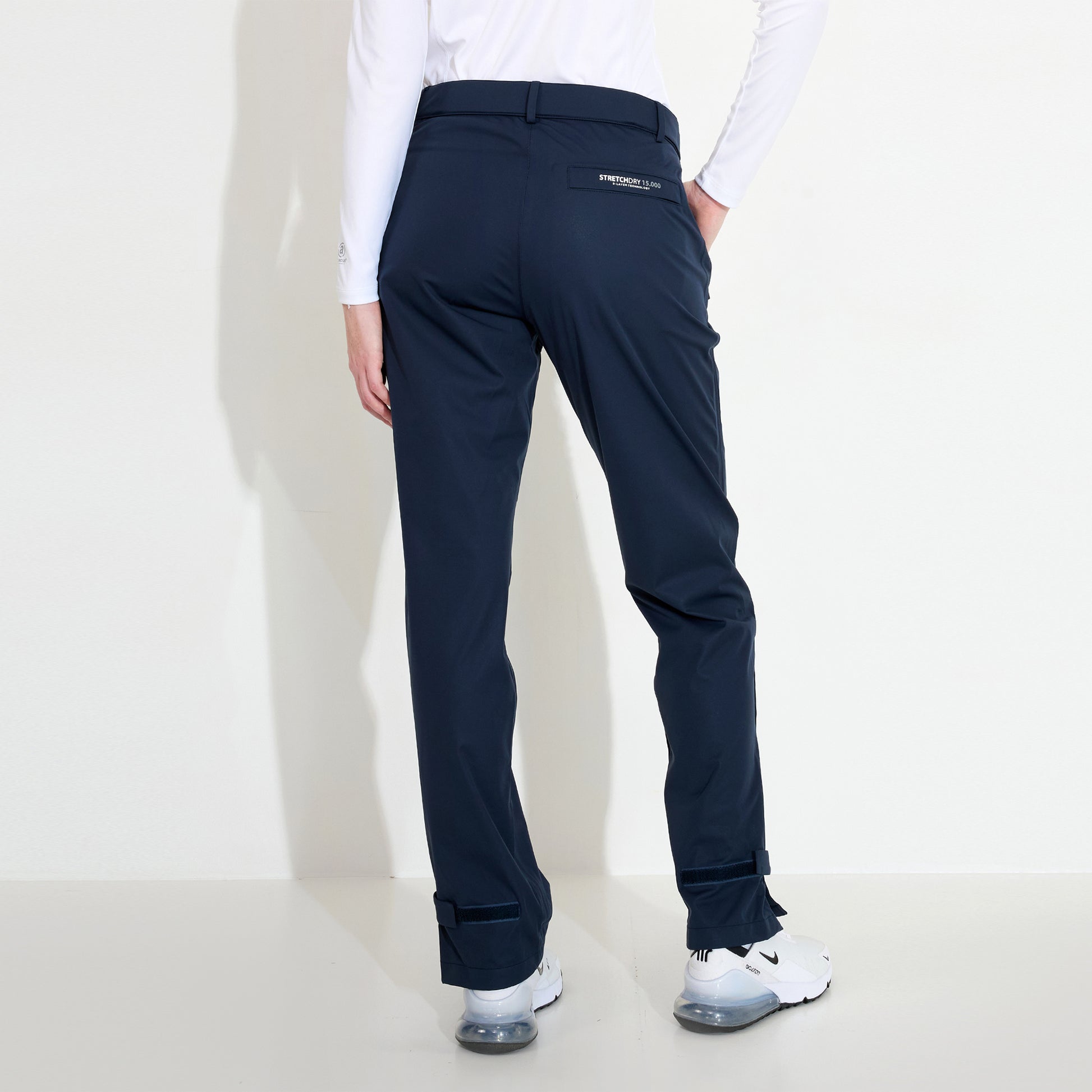 Abacus Ladies Bounce Rain Over Trousers in Navy