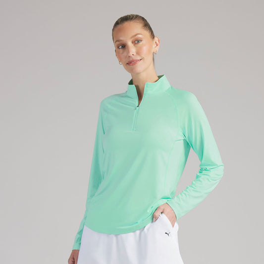 Puma Golf Long Sleeve Lightweight Top With Silky Soft-Stretch Fabric for a Feminine Fit