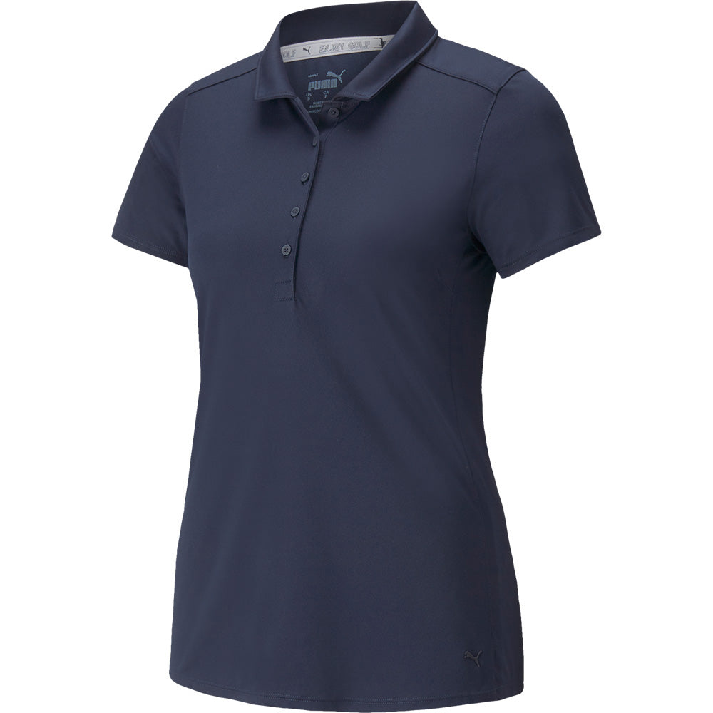 Puma Ladies Navy Blazer Short Sleeve Golf Polo