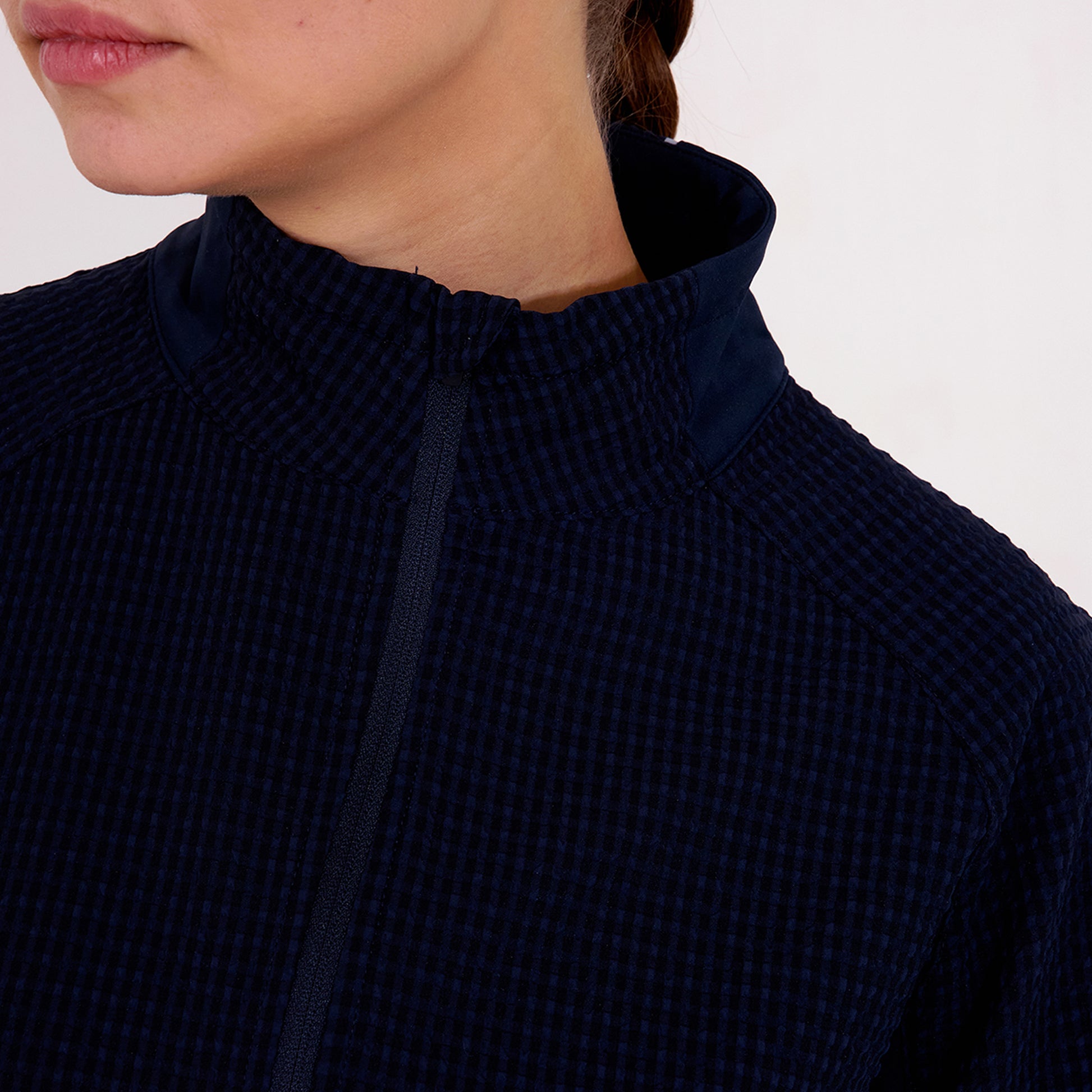 Abacus Ladies Hybrid Jacket in Navy - Lightweight, Breathable, Windproof, Water Repellent