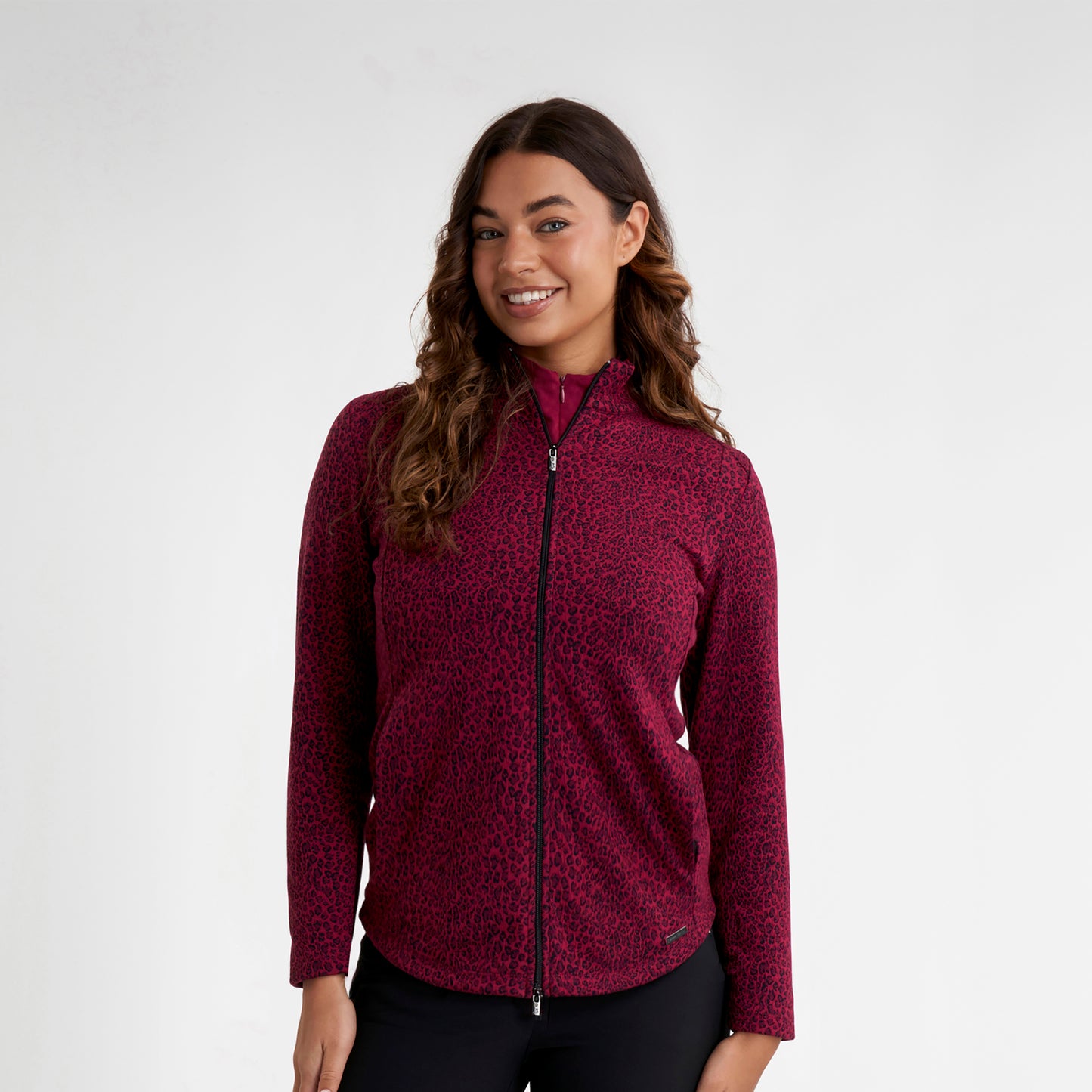 Green Lamb Ladies Jersey Lined Windproof Full-Zip Jacket