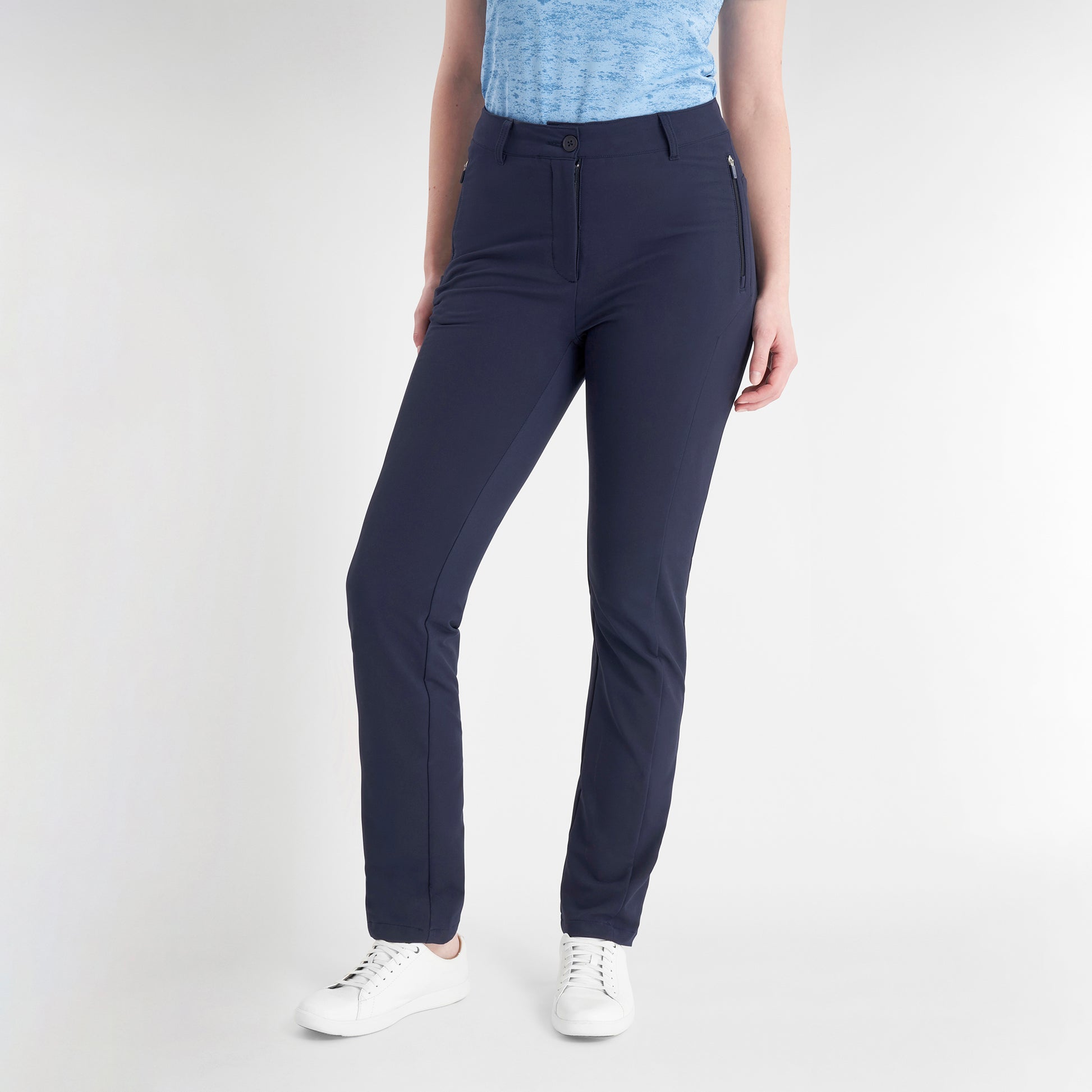 Calvin Klein Ladies Navy Thermal Trousers with Water Repellent Finish