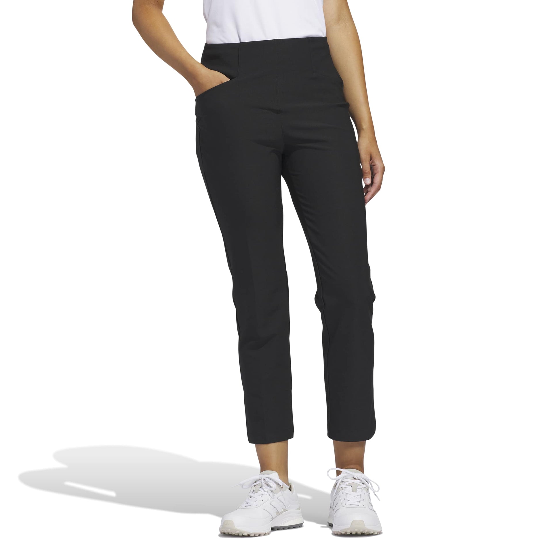 adidas Golf Ladies Pull-On 7/8 Trousers - Polished Performance in Black