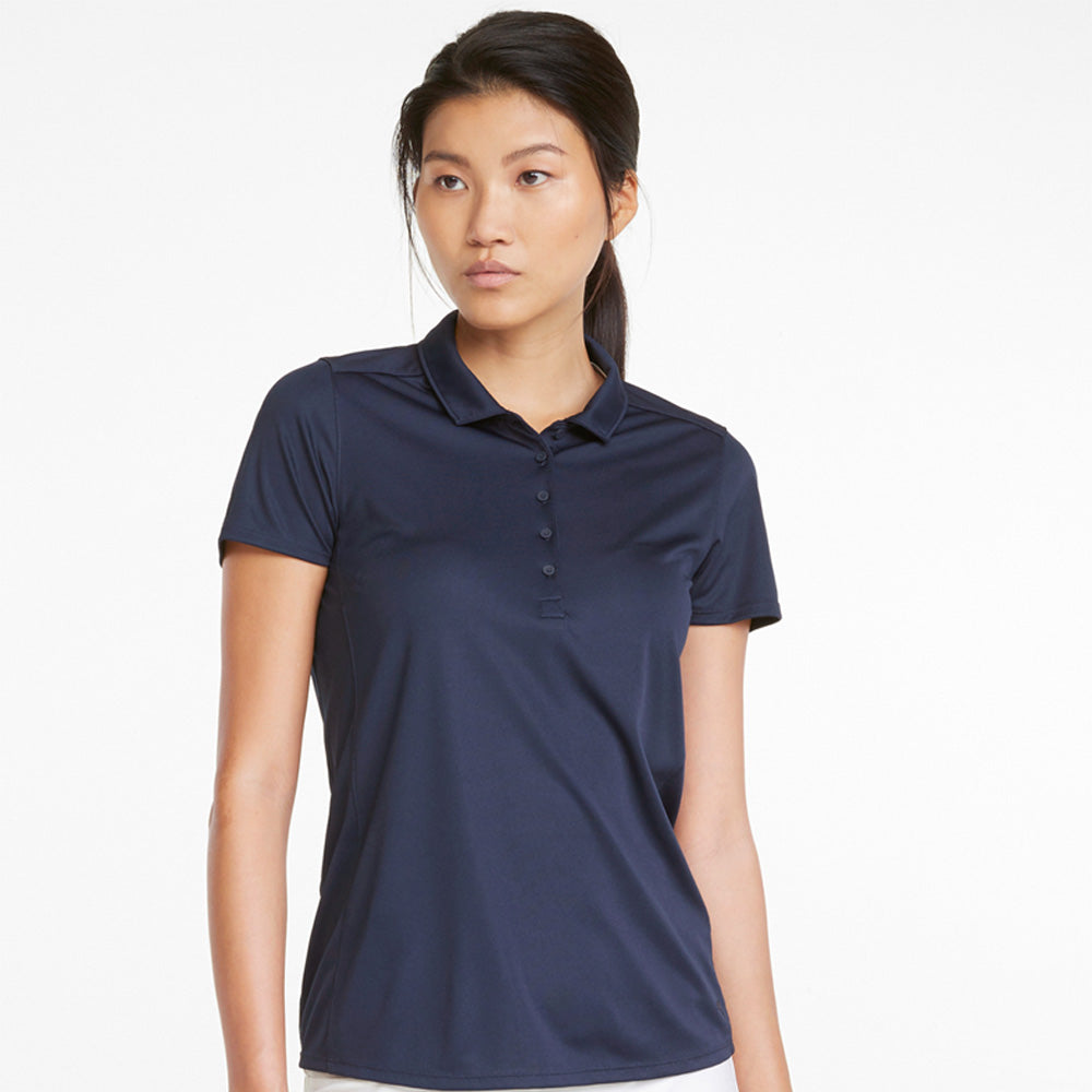 Puma Ladies Navy Blazer Short Sleeve Golf Polo