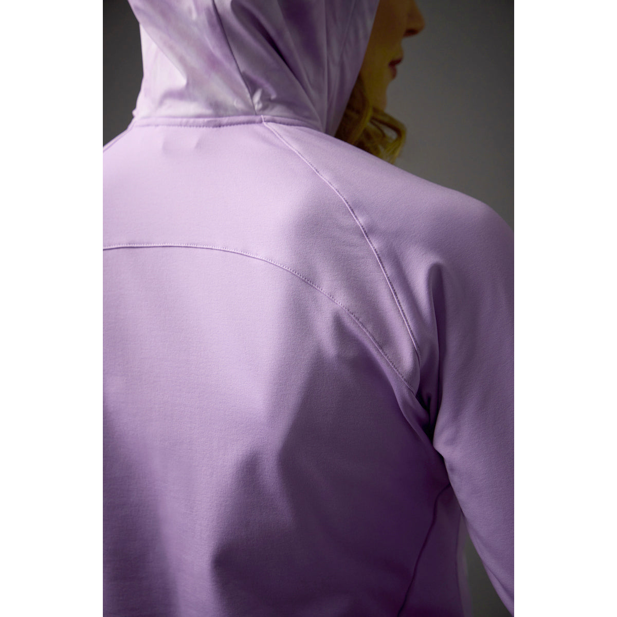 Sunderland Ladies Hooded Hybrid Jacket with Subtle Marble Print