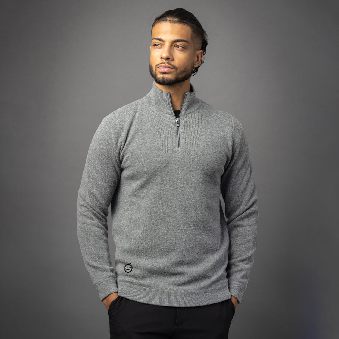 Sunderland Mens Merino Blend Lined Sweater with Water Repellent Finish