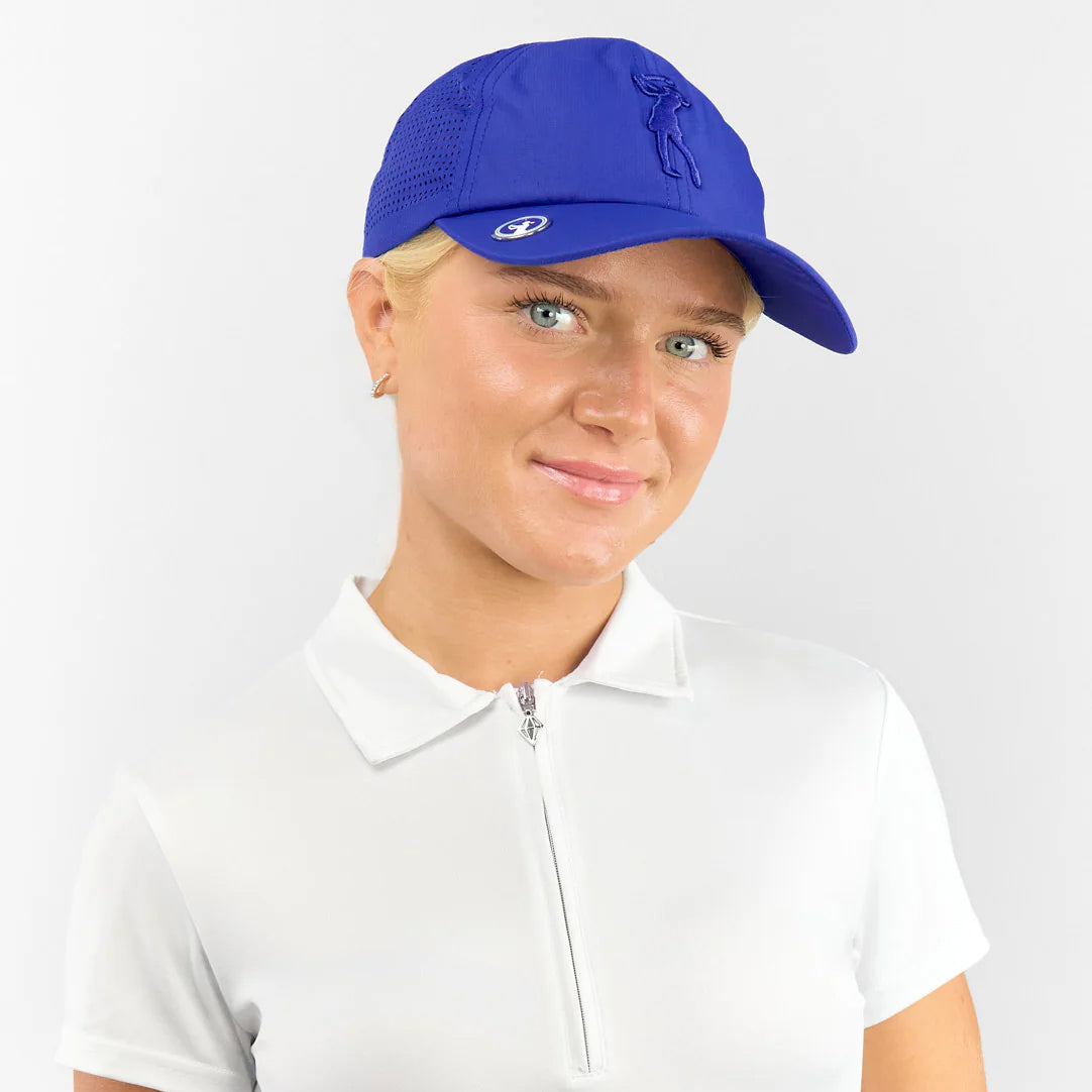 Surprizeshop Ladies Vented Golf Cap with Magnetic Ball Marker