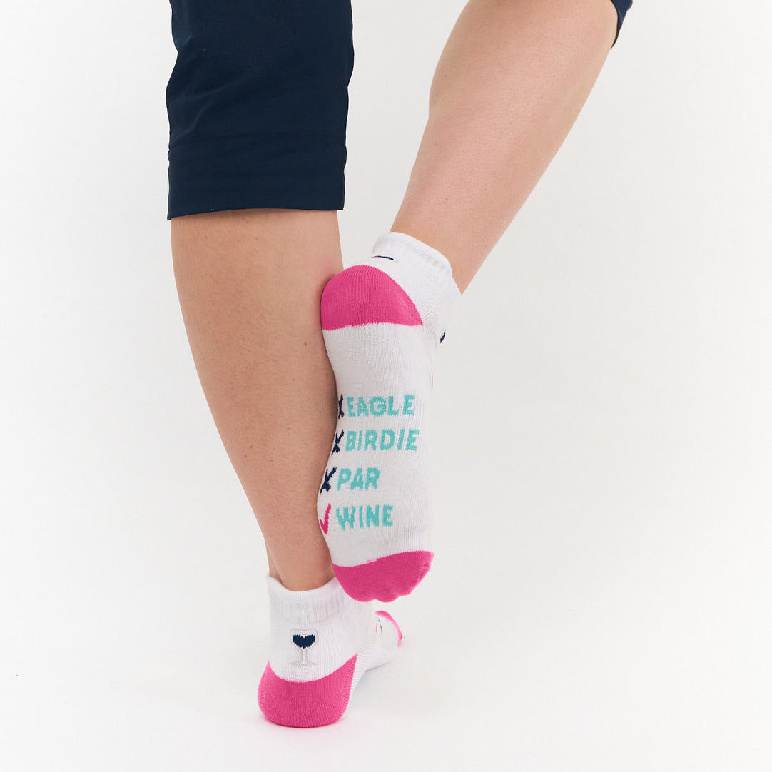 Surprizeshop Ladies 'Wine' Pair of Golf Socks