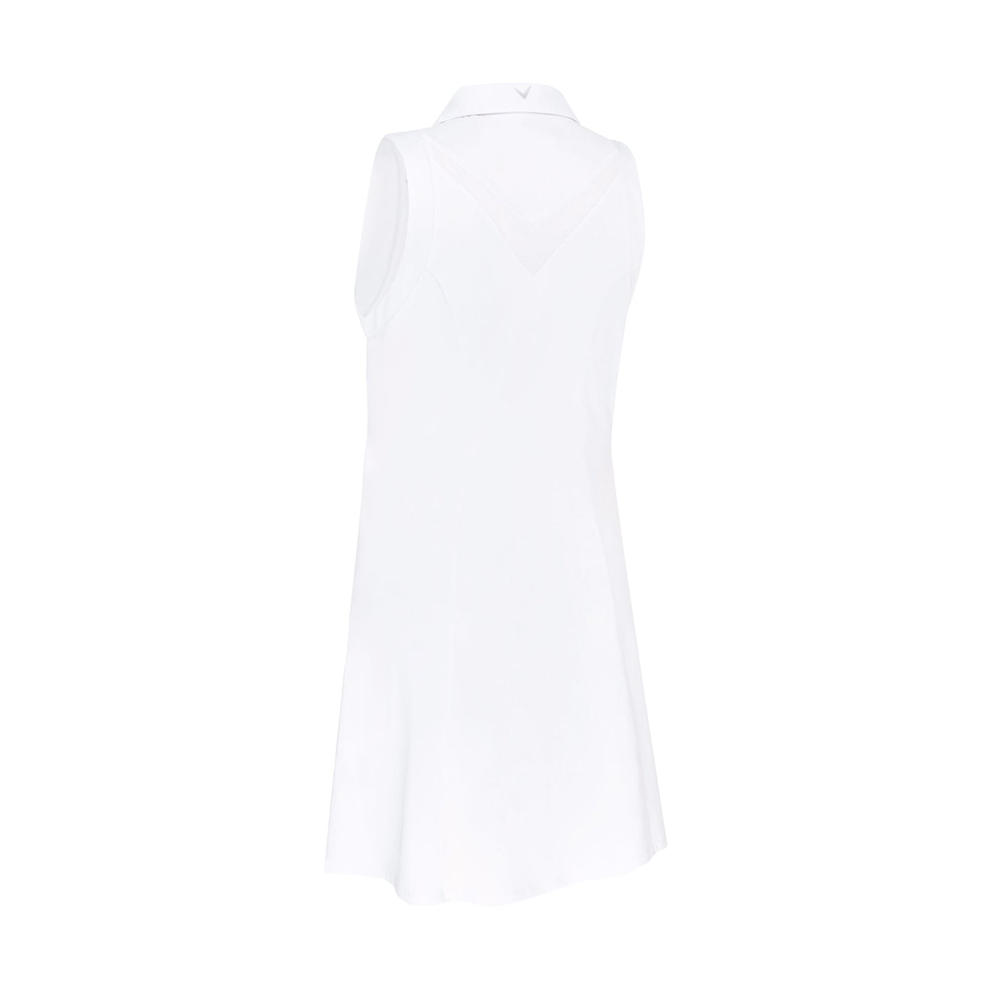 Callaway Ladies Golf Dress with Mesh Detail in White