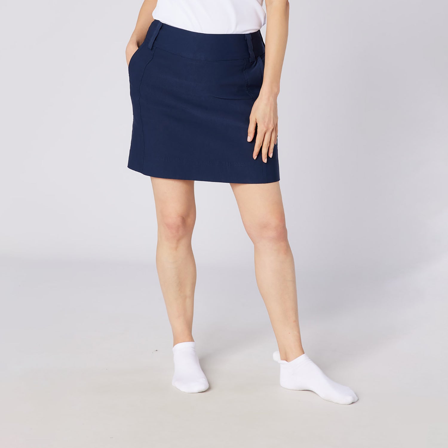 Swing Out Sister Ladies Navy Pull-On Golf Skort