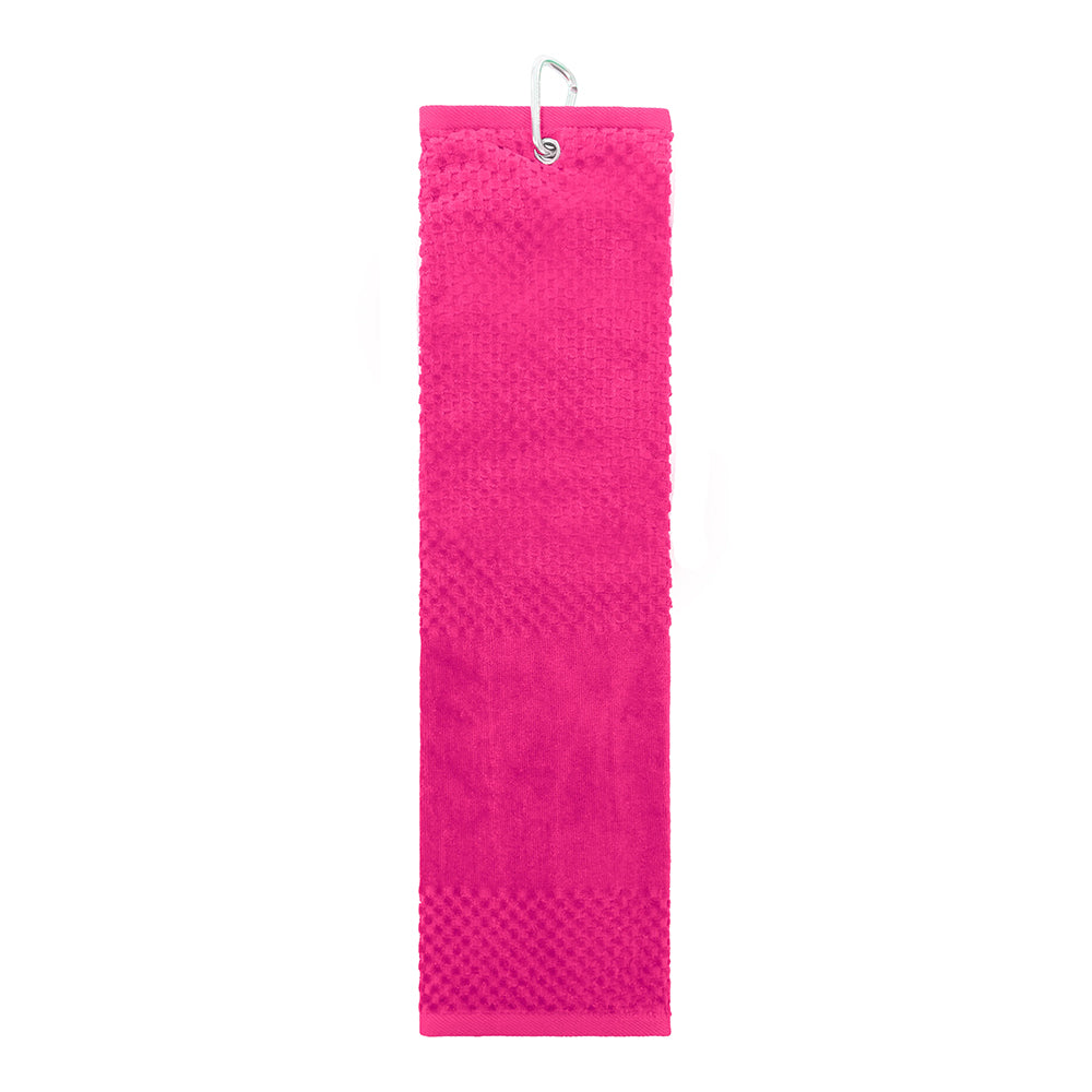 Surprizeshop Ladies Waffle Weave Tri-Fold Golf Towel