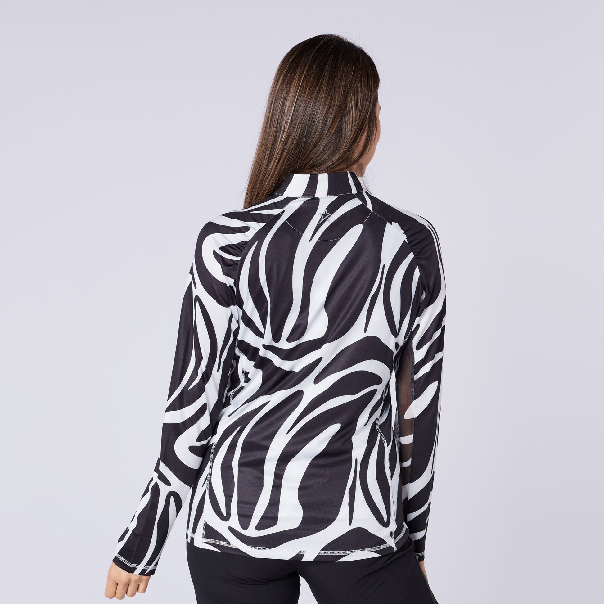 Swing Out Sister Ladies Elaine 1/4 Zip in Lynx Lime