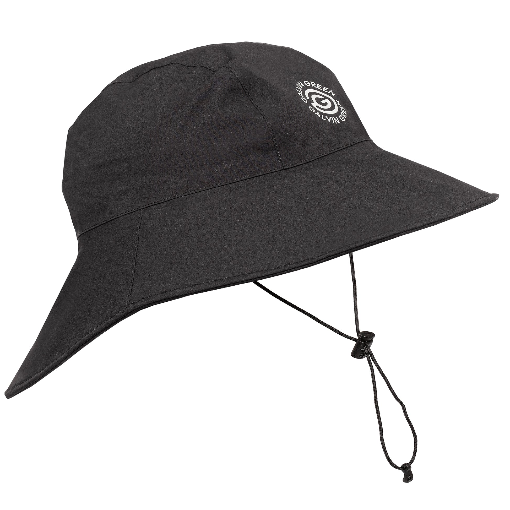 Galvin Green Ladies Black Waterproof Golf Hat with PERTEX® Shield Stretch