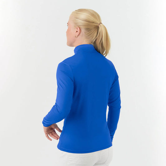 Pure Ladies Lightweight Mid-Layer Top in Royal Blue