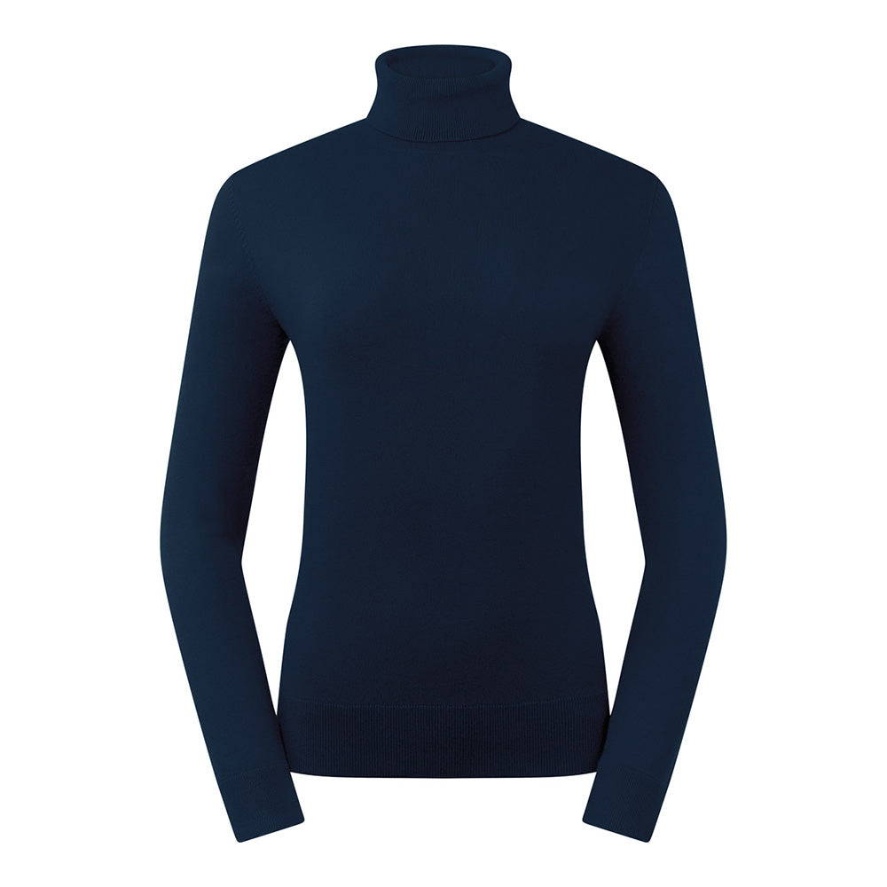 Pure Golf Ladies Classic Roll Neck in Navy
