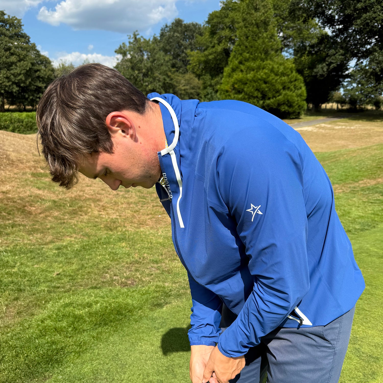 Swing Out Sister Men's Super Lightweight Jacket - Windproof Performance Layer with Total Swing Freedom