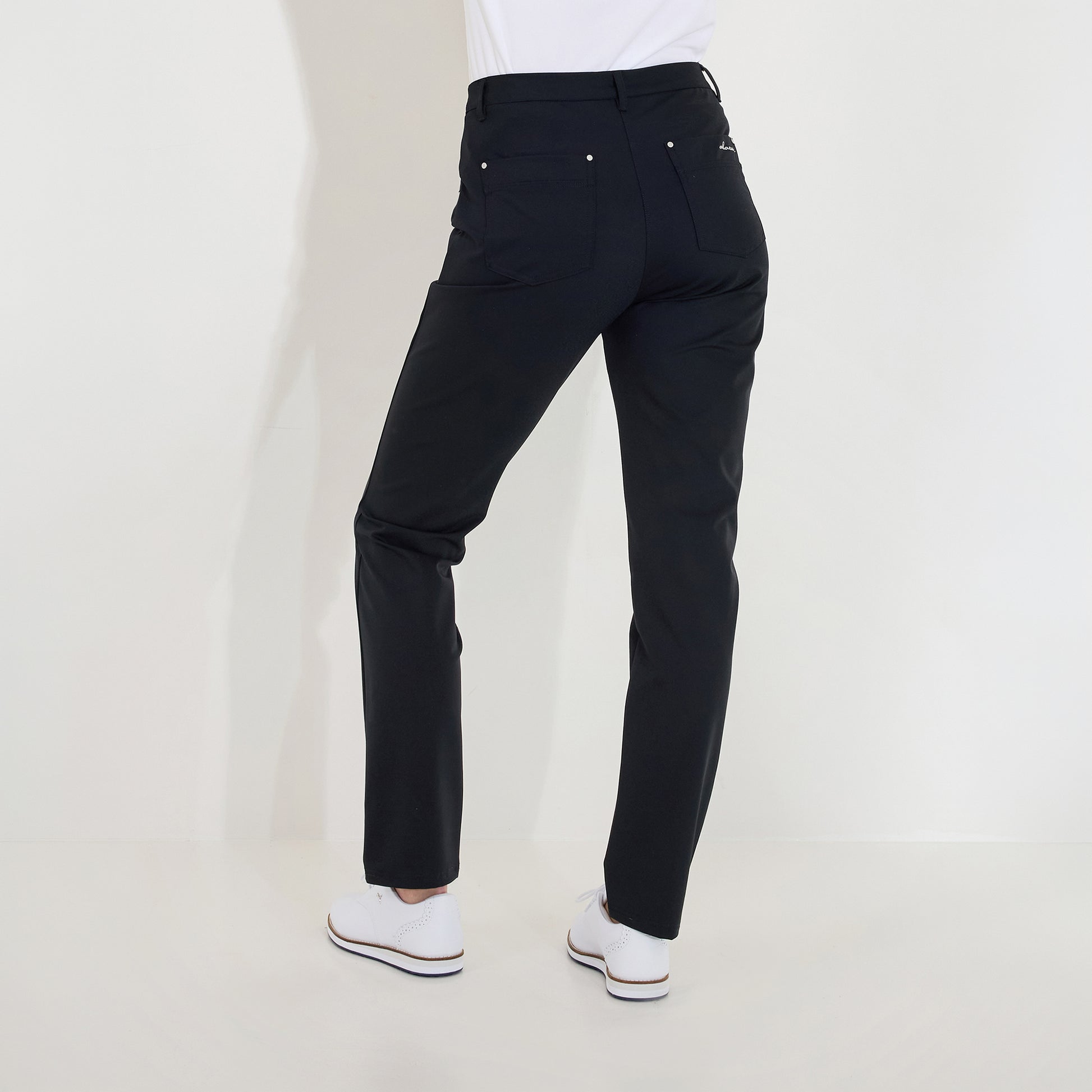 Abacus Ladies Elite High Waist Trousers in Black