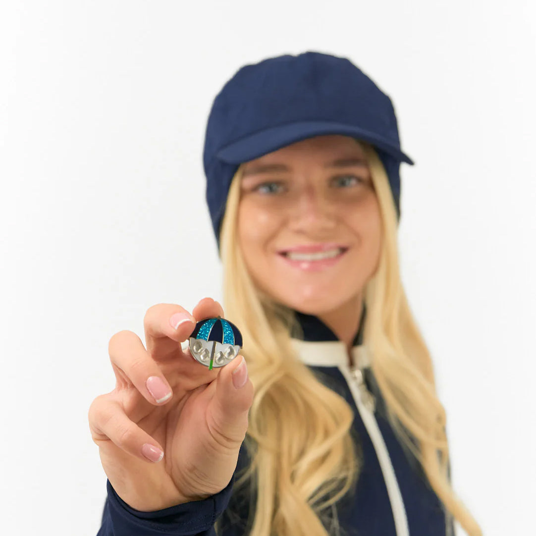 Surprizeshop Ladies Fleece Lined Waterproof Cap in Navy