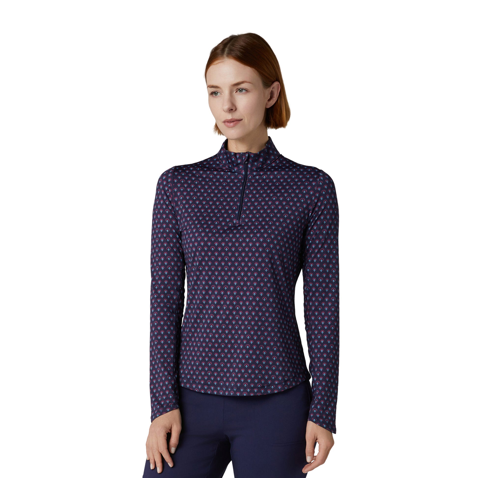 Callaway Womens Golf Top with Floral Print Design