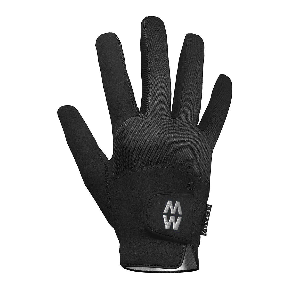 Glenmuir Pair of Ladies Lightweight Climatec Golf Gloves in Black