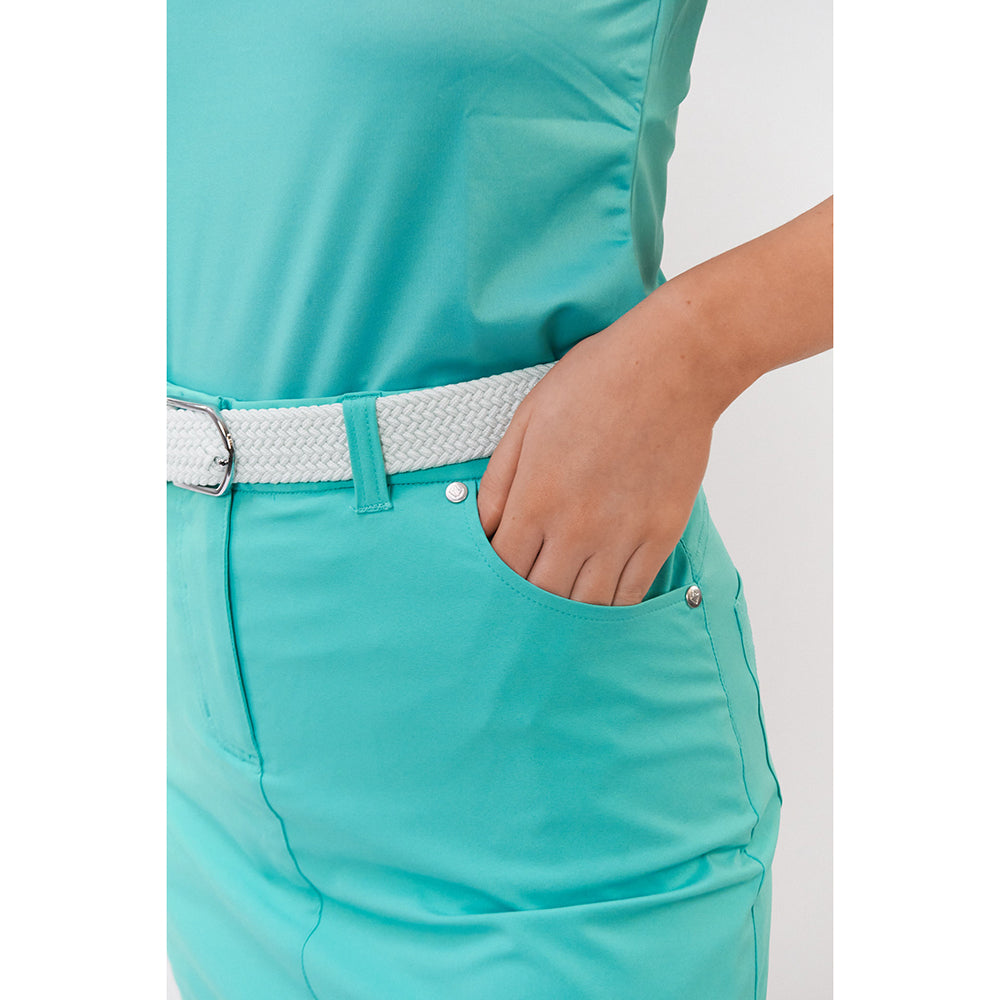 Pure Golf Ladies Stretch Skort in Ocean Blue