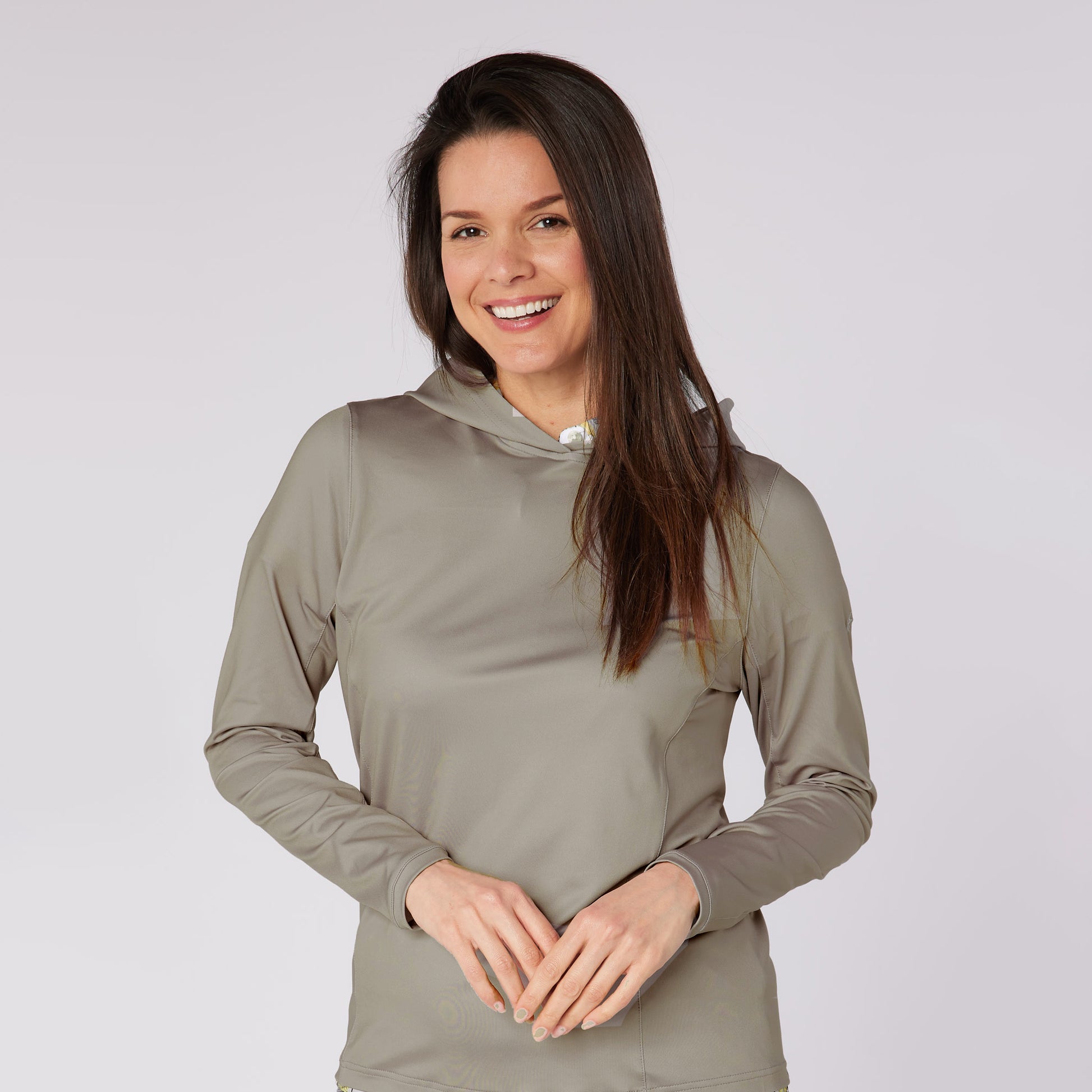 Swing Out Sister Ladies On-Trend Lightweight Hoodie For Course To Clubhouse Style