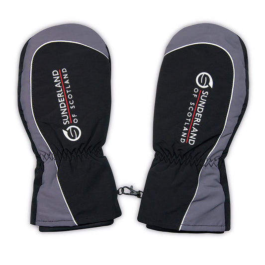 Sunderland Ladies Black Thermal Lined Showerproof Mittens for Exceptional Warmth Between Every Shot