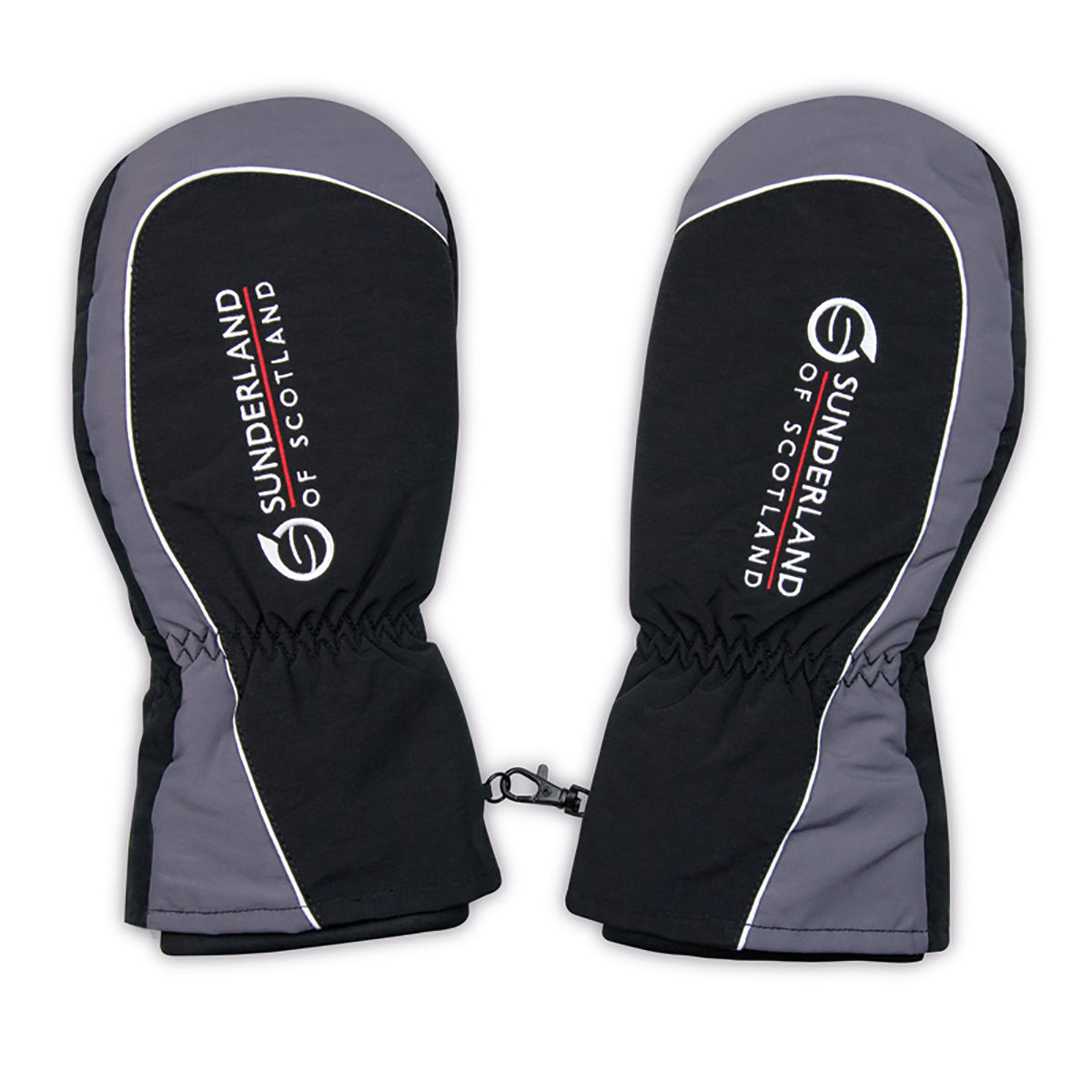 Sunderland Men's Black Thermal Lined Showerproof Mittens for Exceptional Warmth Between Every Shot