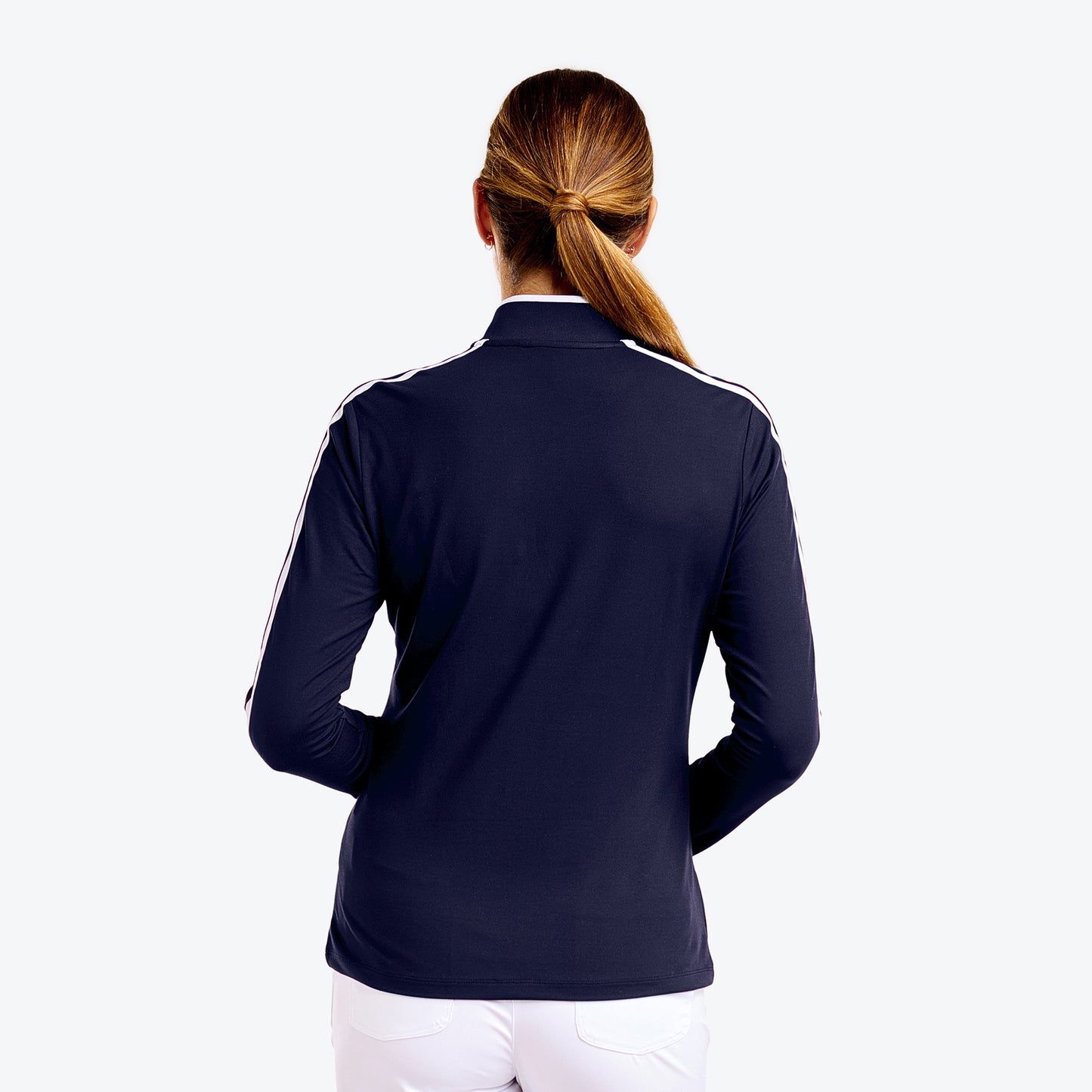 Nivo Ladies Performance Golf Top in Navy