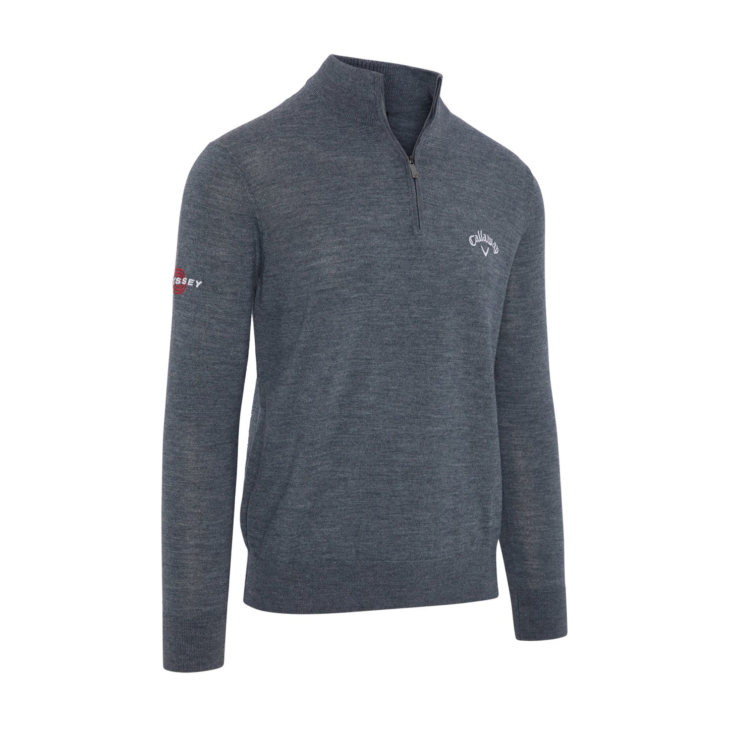 Callaway Mens Thermal 1/4 Zip Merino Blend Sweater