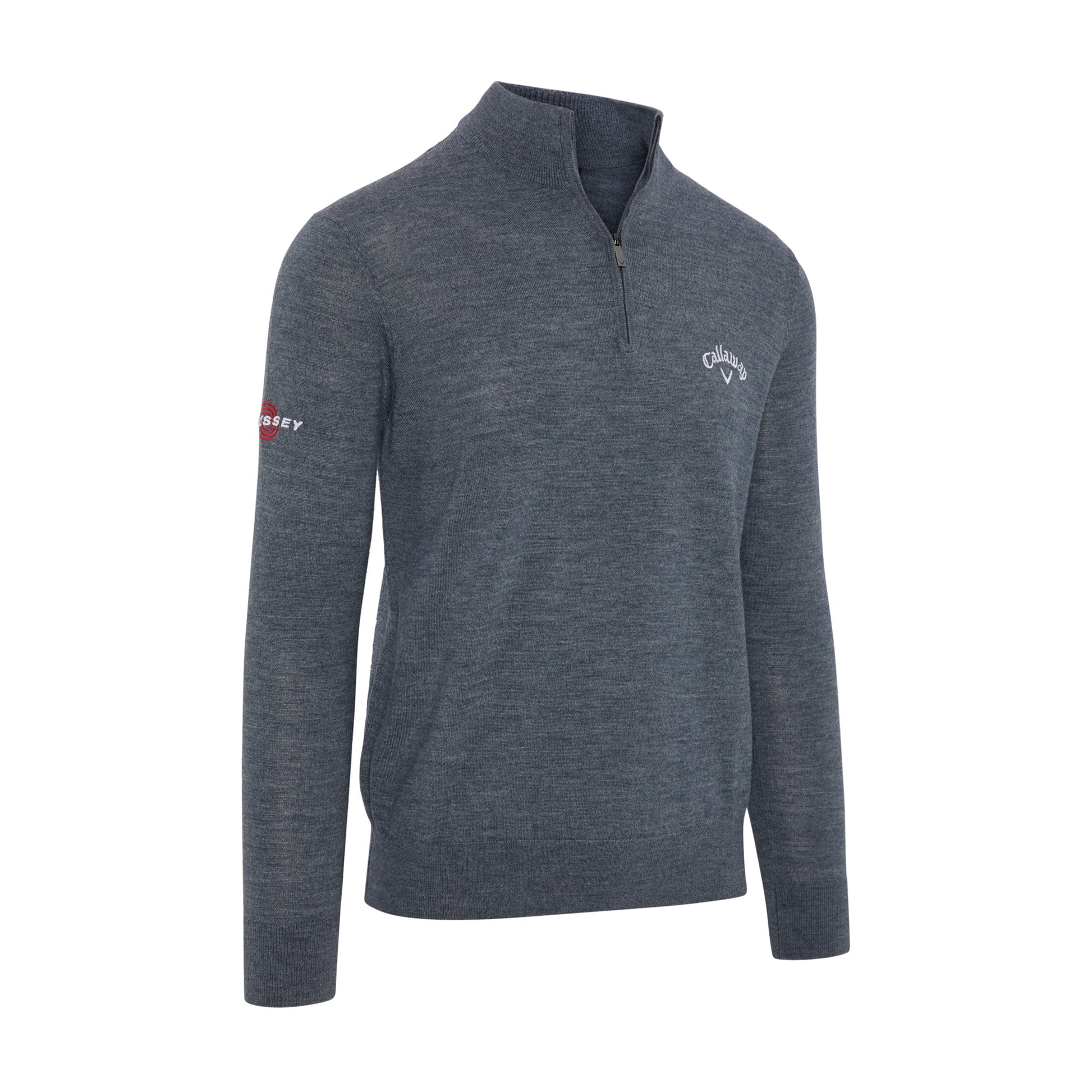 Callaway Mens Thermal 1/4 Zip Merino Blend Sweater