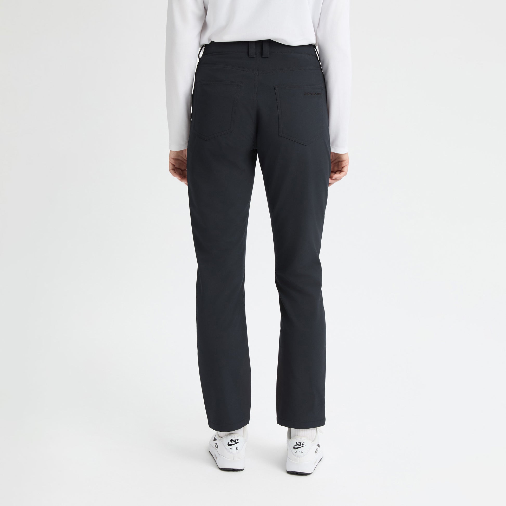 Rohnisch Ladies Black Golf Trousers with Warm Brushed Inner