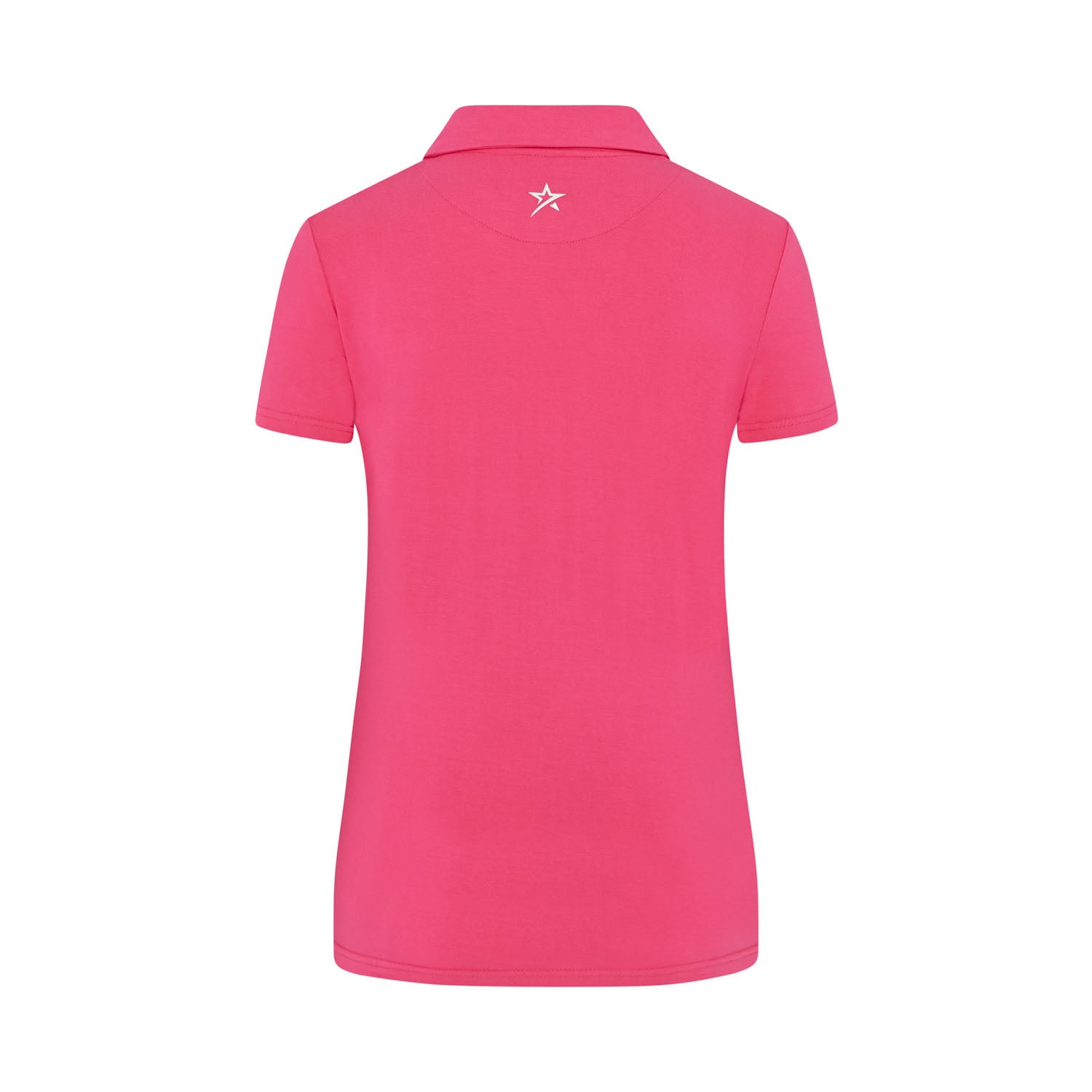 Swing Out Sister Ladies Ultra-Soft Stretch Short Sleeve Polo in Lush Pink