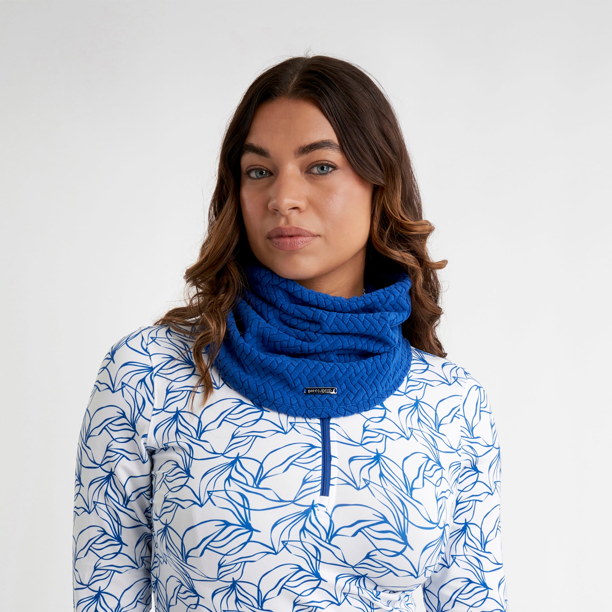 Green Lamb Ladies Textured Fleece Snood