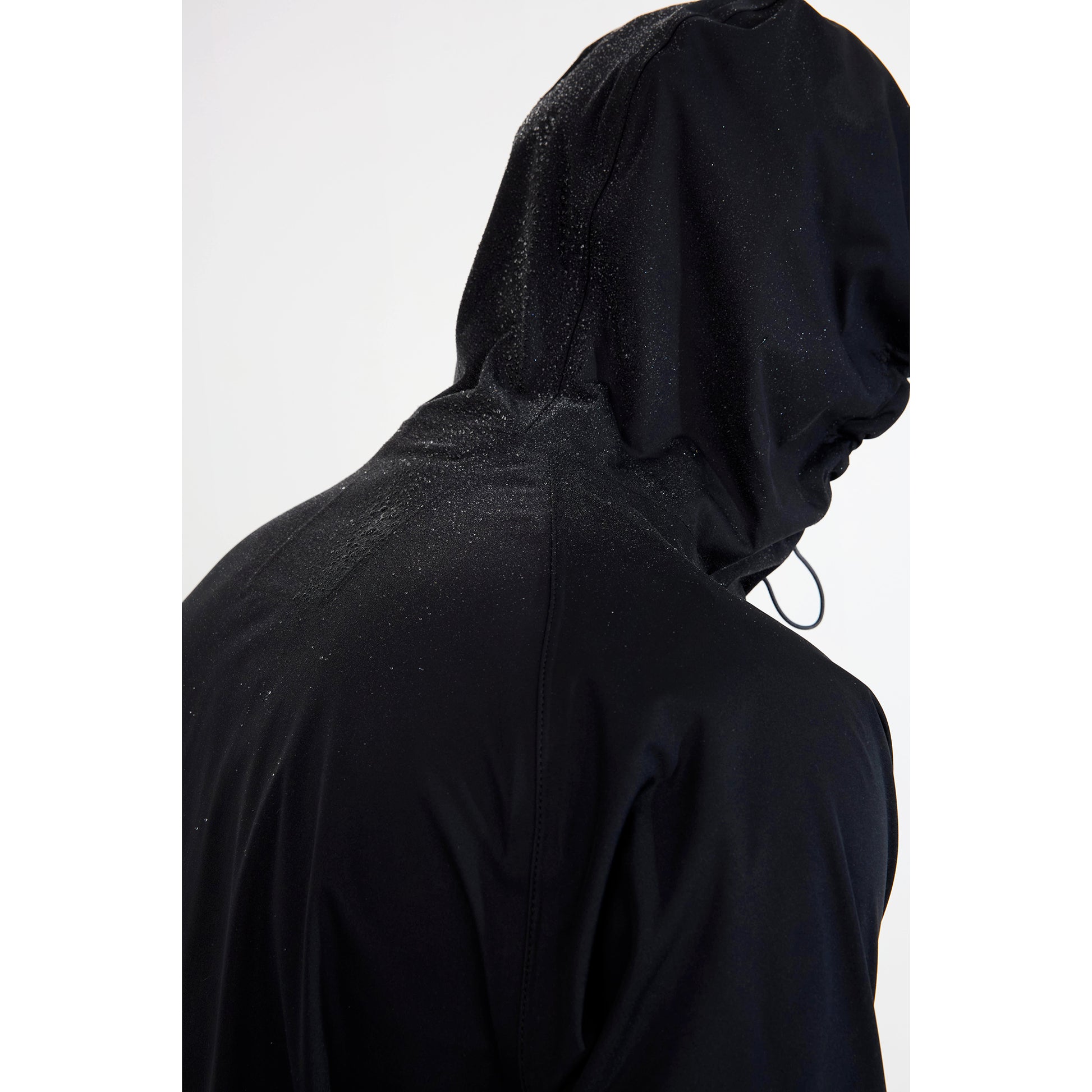 Abacus Mens Black Bounce Waterproof Hoodie