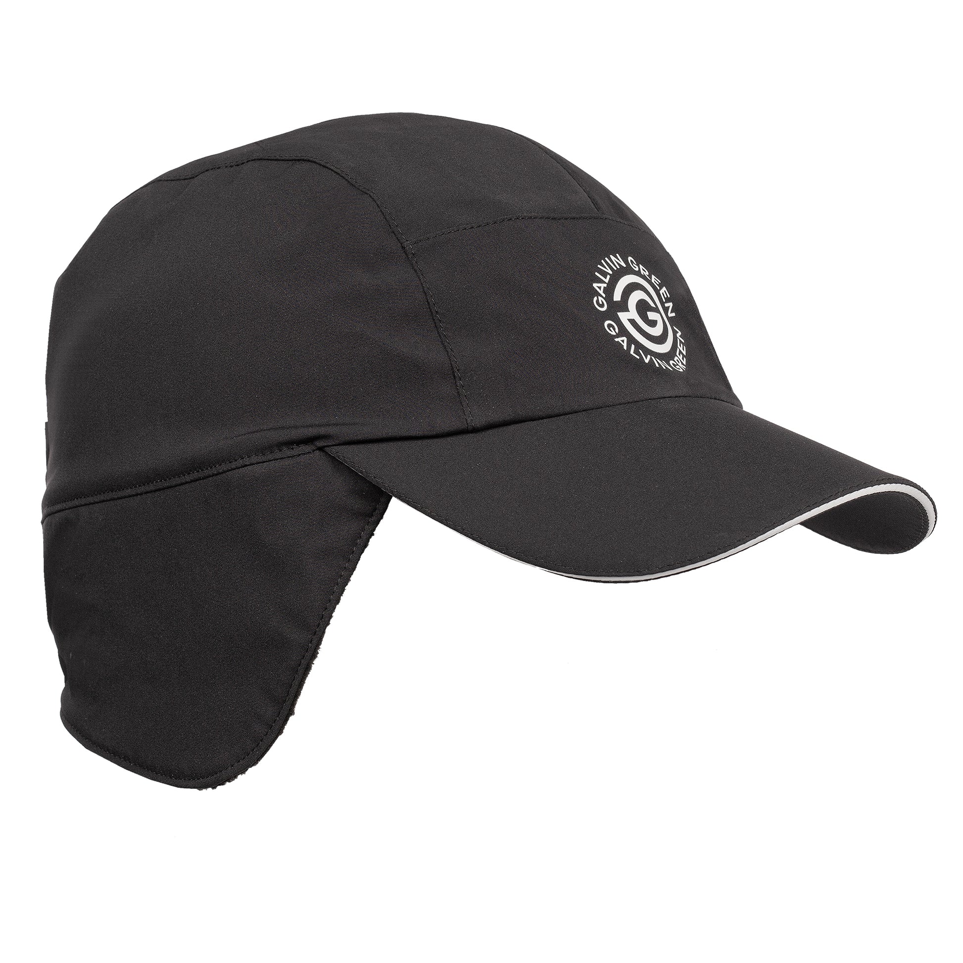 Galvin Green Ladies Black Fleece Lined Waterproof Hat with PERTEX® Shield Stretch 
