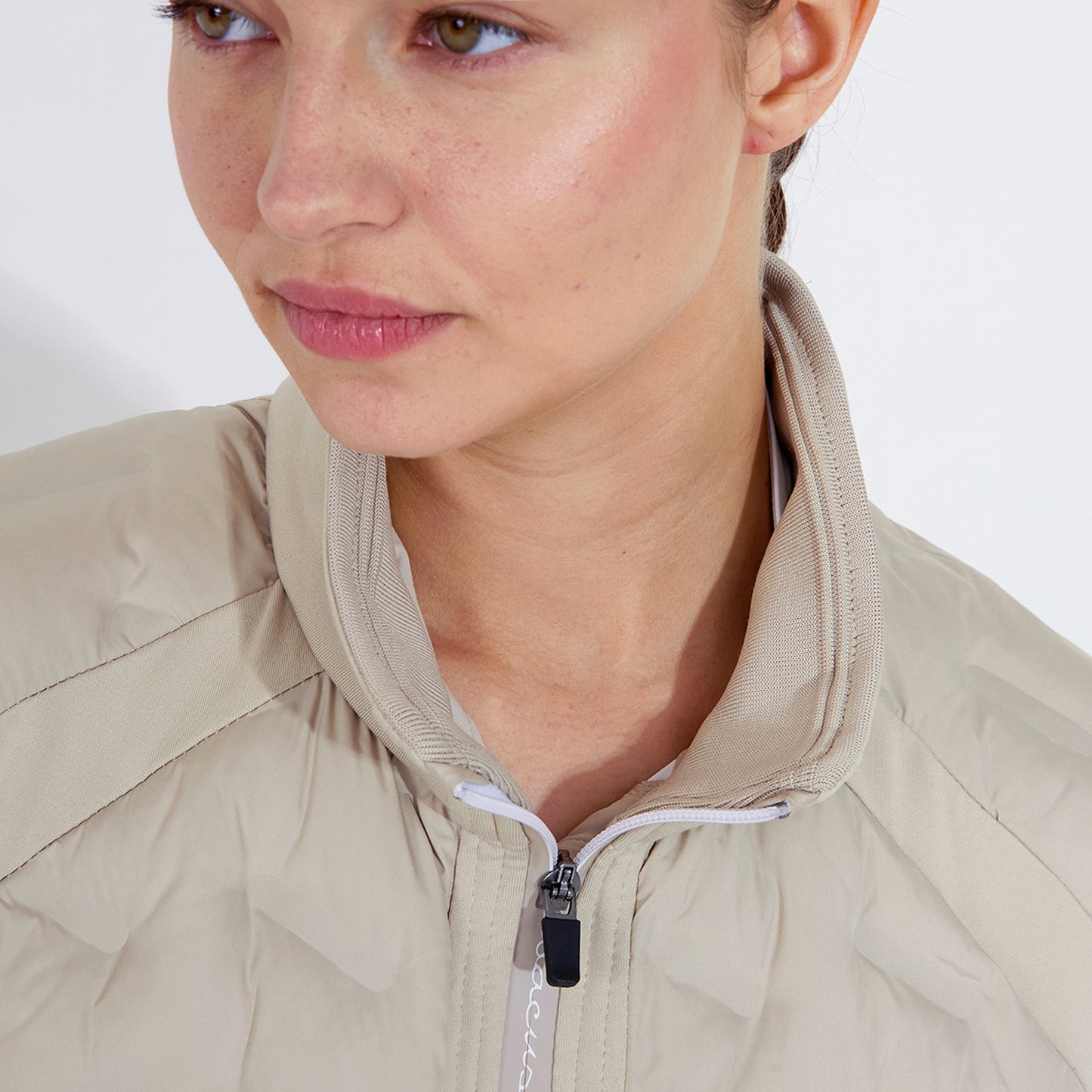 Abacus Ladies Quilted Gilet with Stretch Side Panels