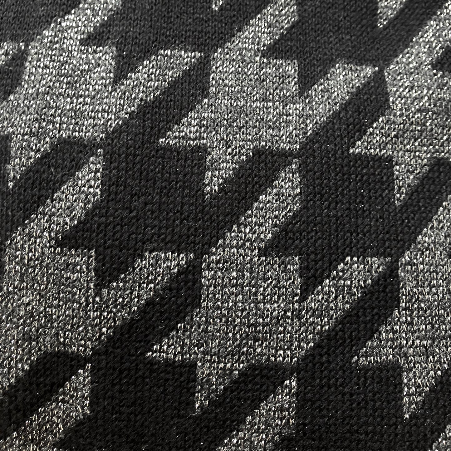 Glenmuir Ladies Black Cashmere Blend Sweater with Lurex Thread and Water Repellent Finish