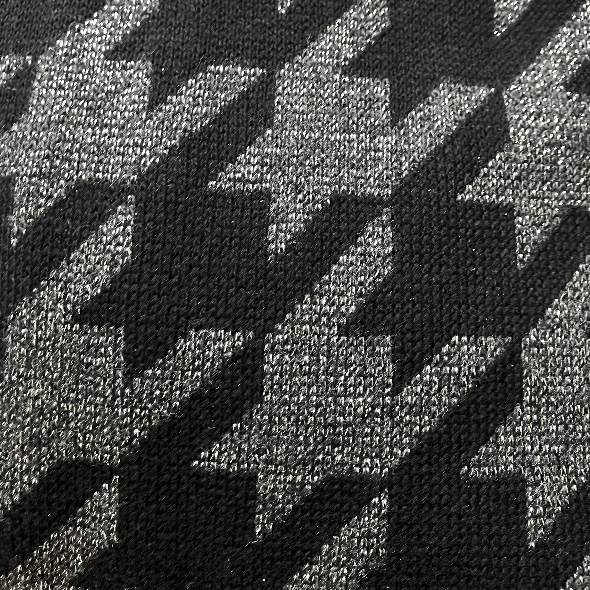 Glenmuir Ladies Black Cashmere Blend Sweater with Lurex Thread and Water Repellent Finish