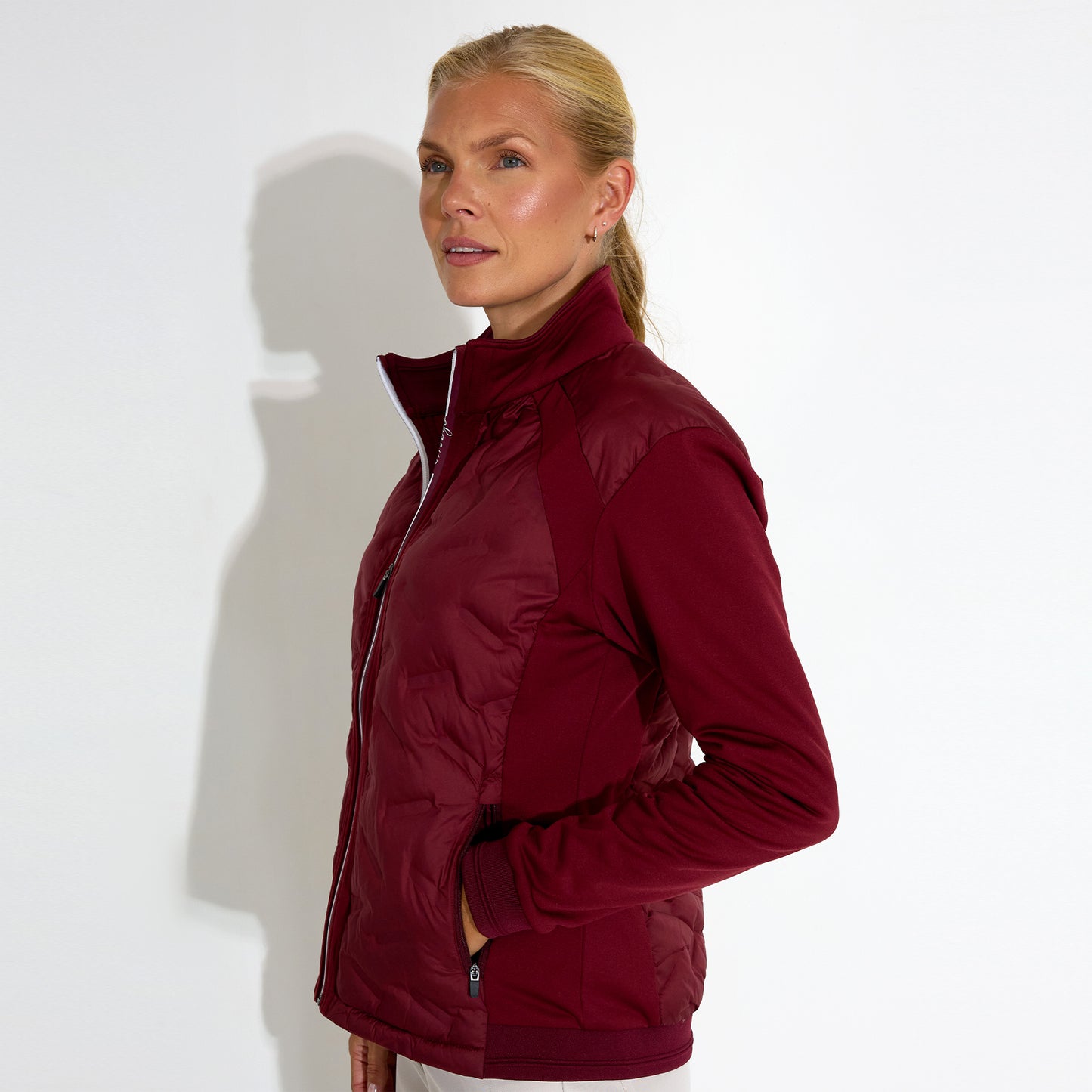 Abacus Ladies Quilted Hybrid Jacket