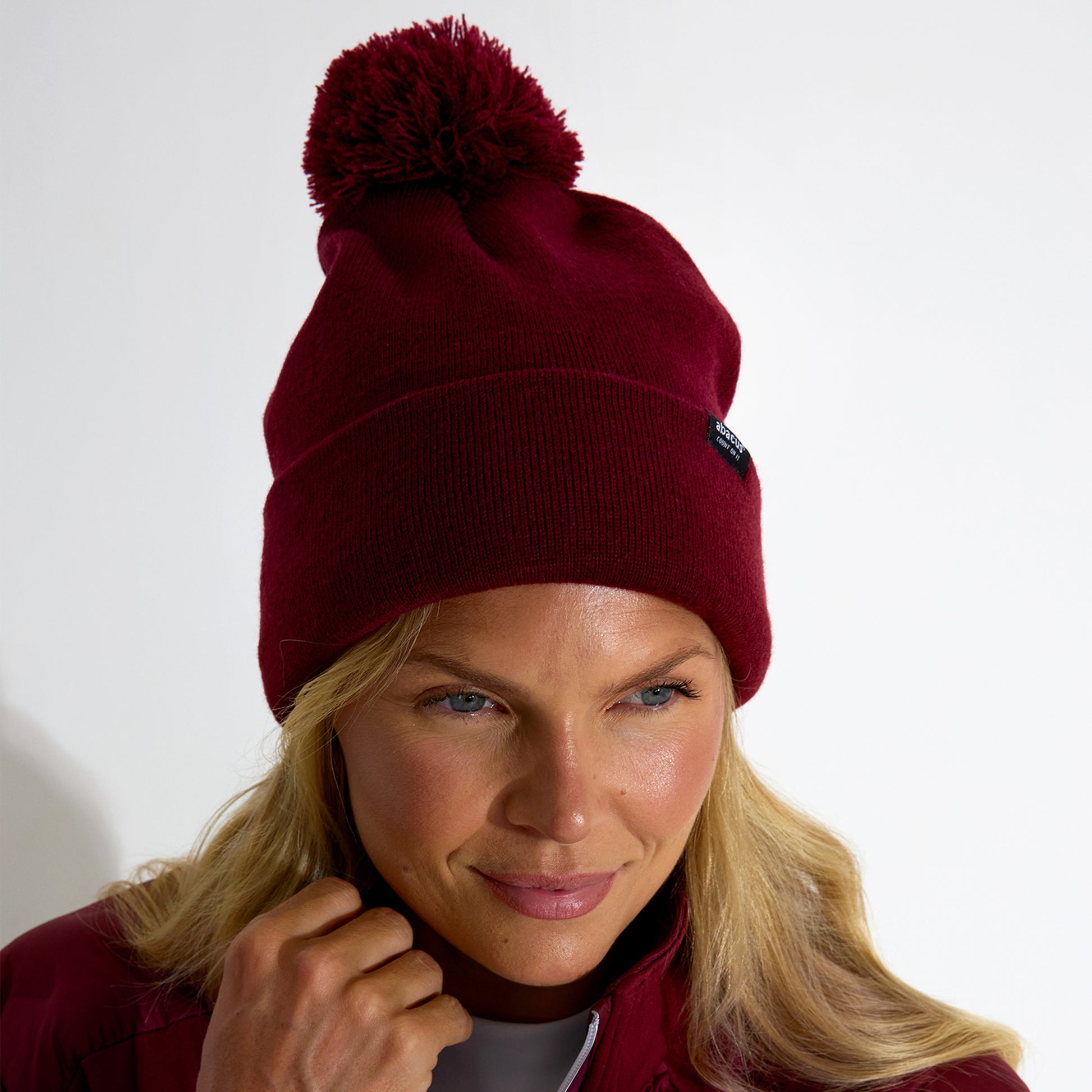 Abacus Ladies Fleece Lined Bobble Hat