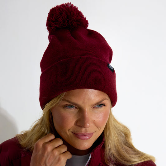 Abacus Ladies Fleece Lined Bobble Hat