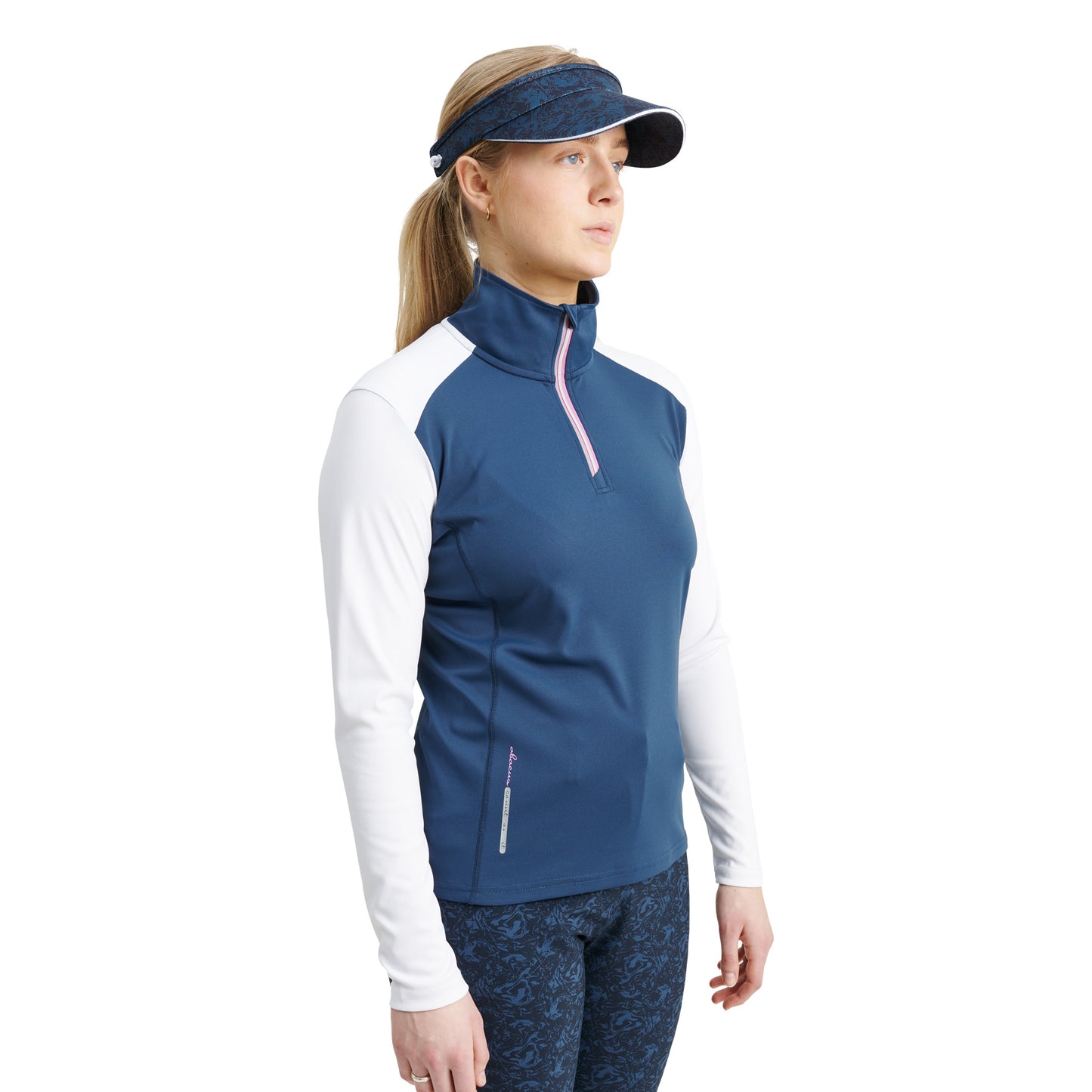 Abacus Ladies Zip-Neck Top