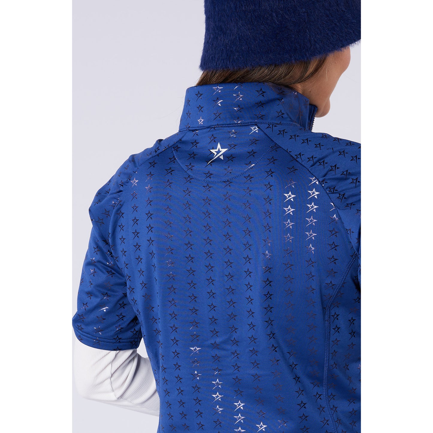 Swing Out Sister Ladies Brushed Backed Half Sleeve Top with 1/4 Zip