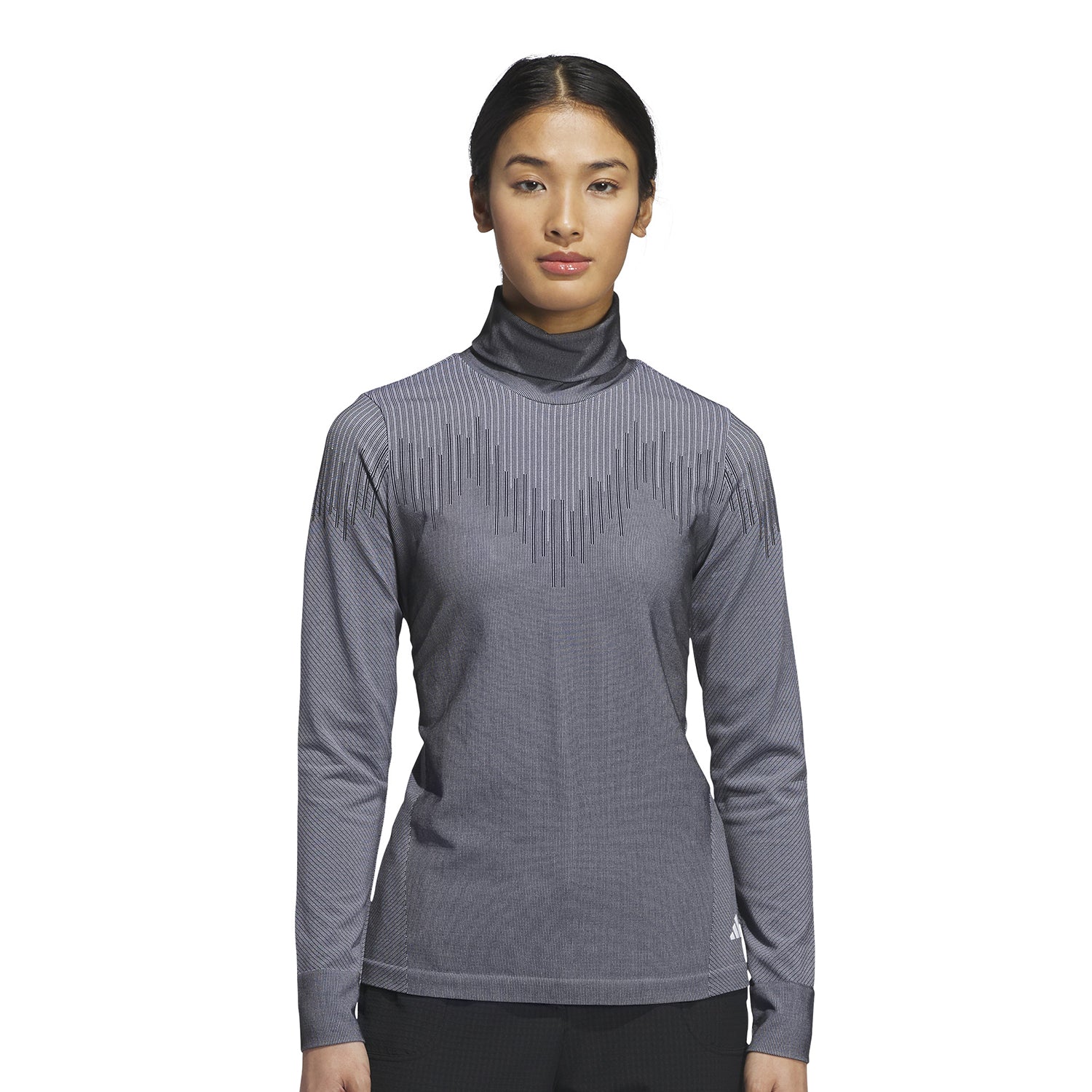 adidas Golf Ladies Roll Neck Digital Linear Design